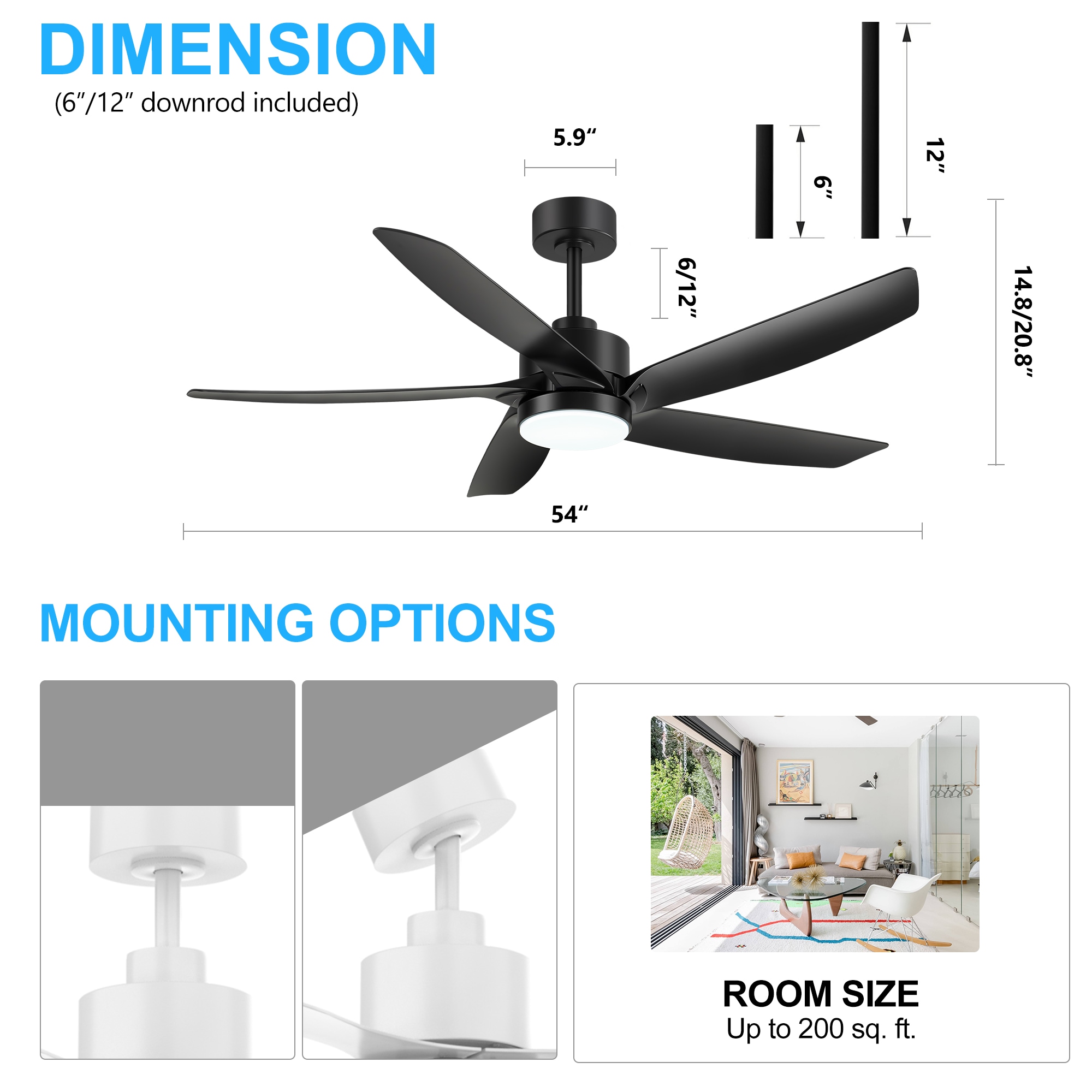 Breezary 30032-AB Ceiling-Fans - View #9