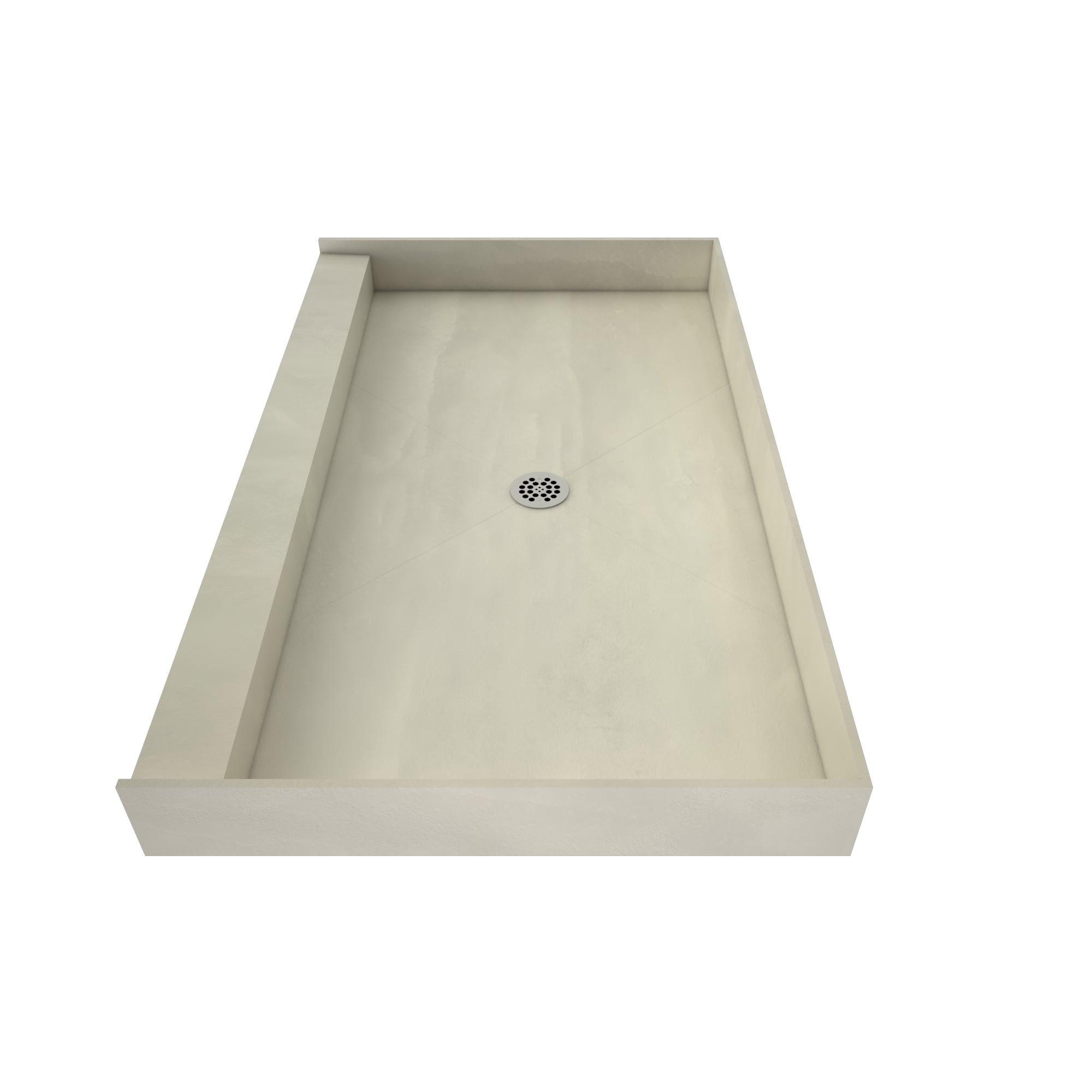 Tile Redi 36" x 32" Polished Chrome Shower Base with Center Drain