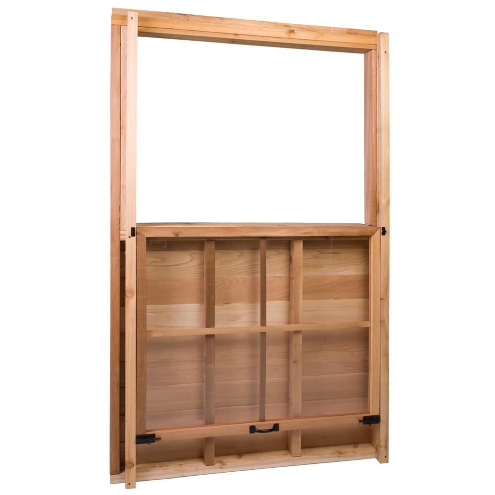 Cedarshed WW-001 Cedar Wall with Acrylic Window Storage Shed Window