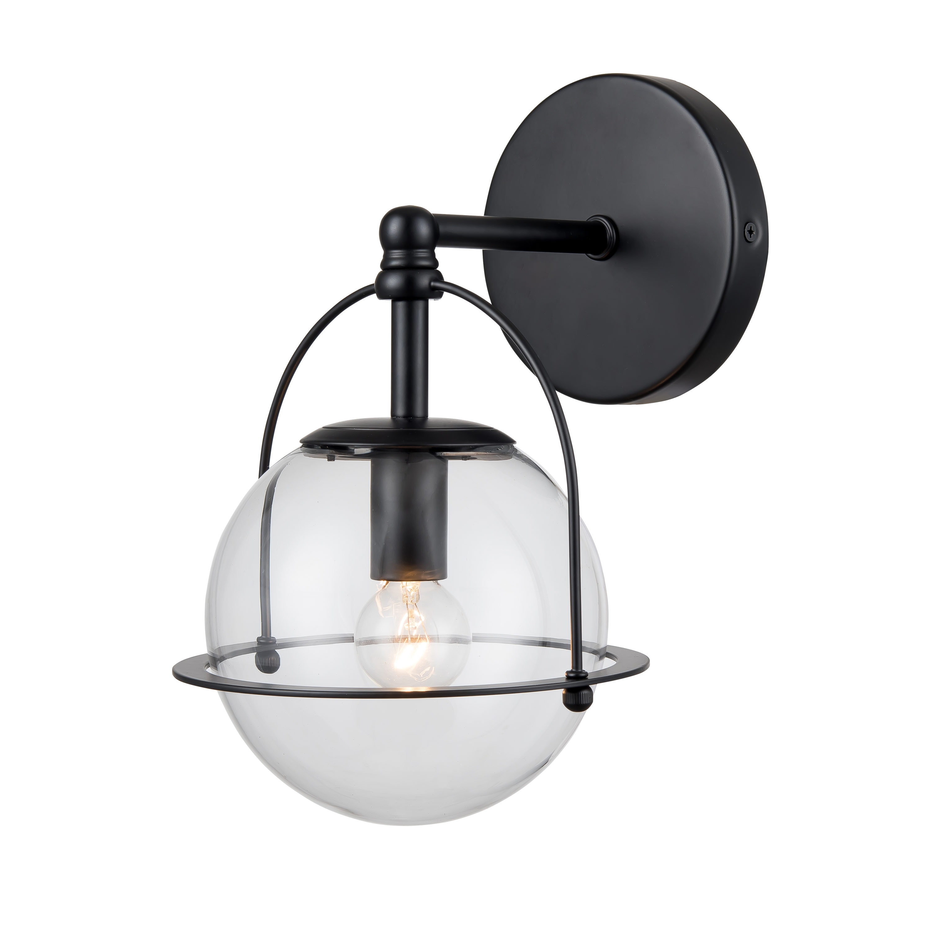 Westmore by ELK Lighting LWVL-220308191 Merrick 6-in 1-Light Matte Black LED Modern/Contemporary Vanity Light