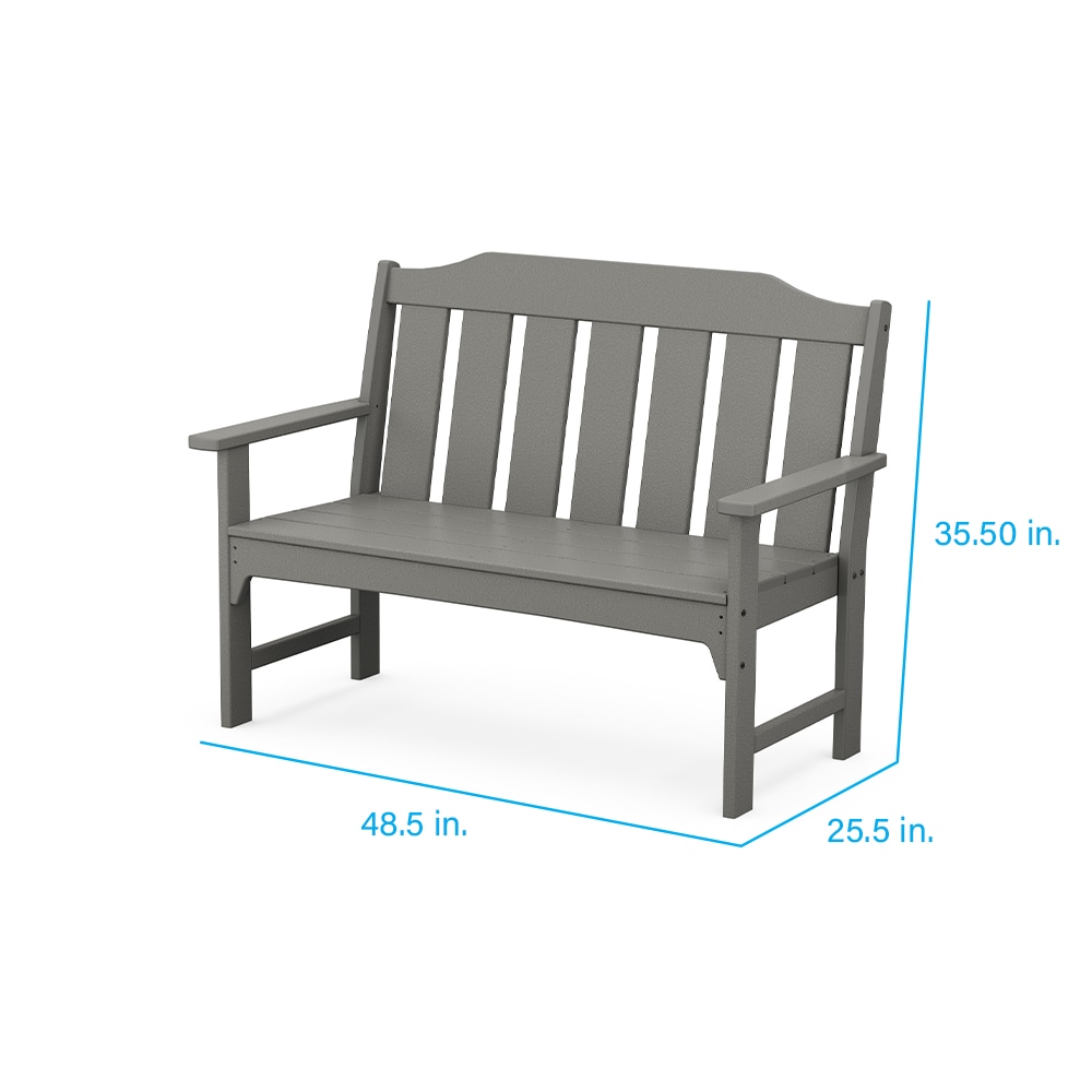 allen + roth by POLYWOOD ARBN48GY benches - View #2