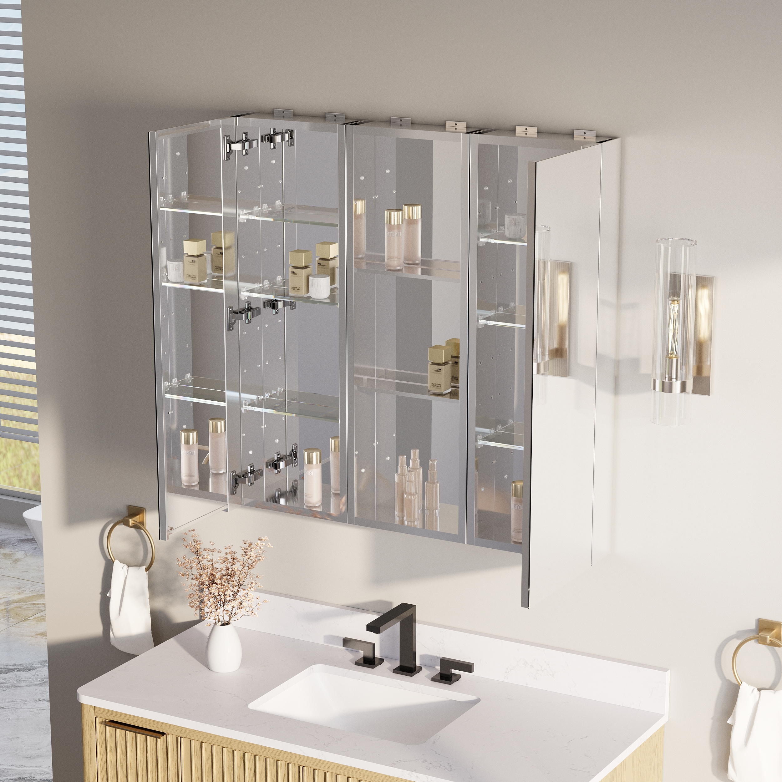 CALVON RCRS4-6430L-MC Bathroom-Medicine-Cabinets - View #5