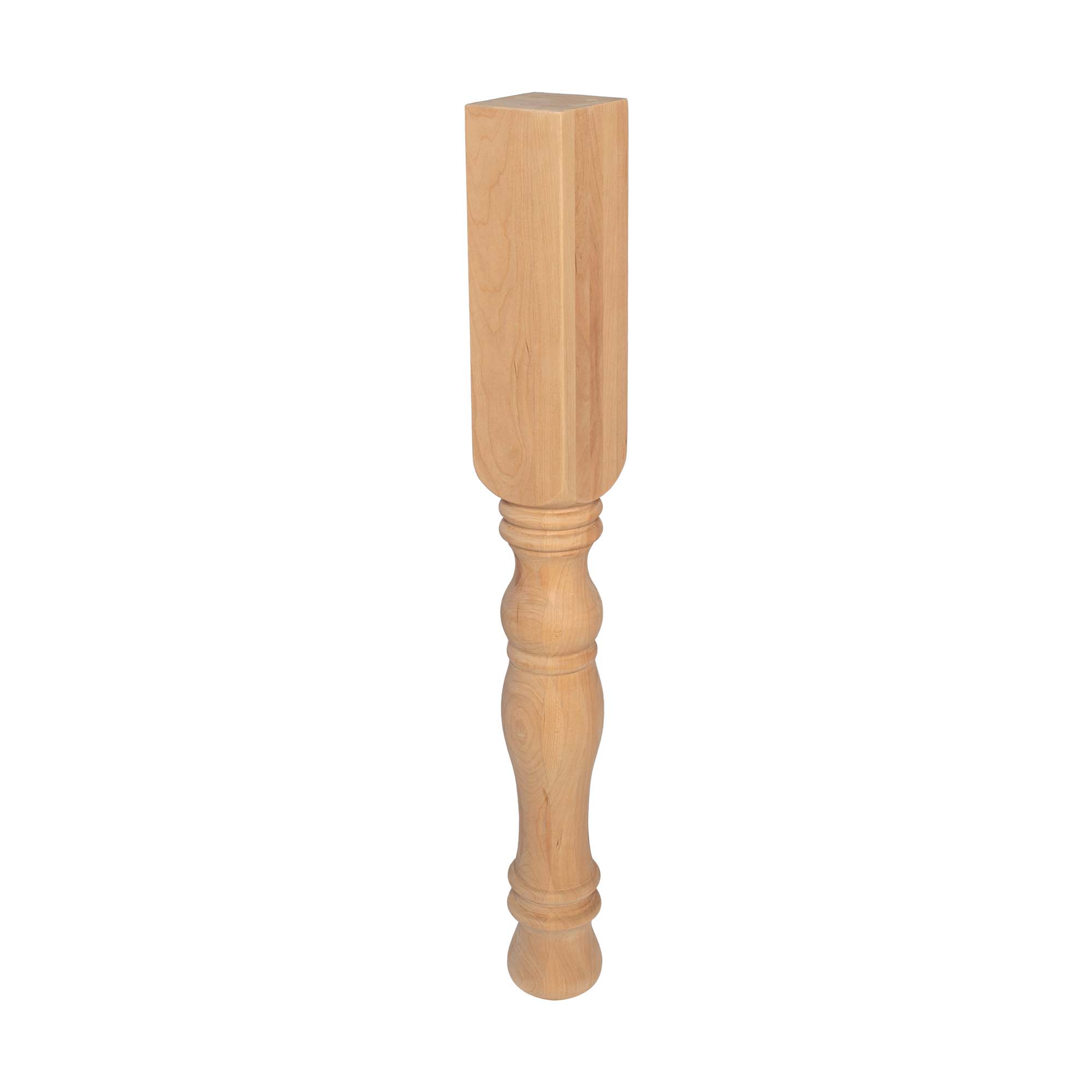 4-in x 34.5-in Traditional Cherry Table Leg | - Architectural Products by Outwater ISL-20-CH