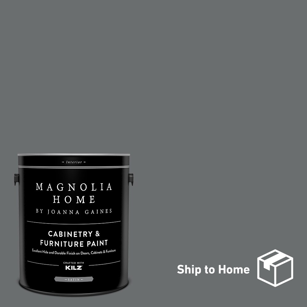 by Joanna Gaines Cabinetry and Furniture Paint Satin Texas Storm Cabinet and Furniture Paint Enamel (1-Gallon) | - Magnolia Home 15307201