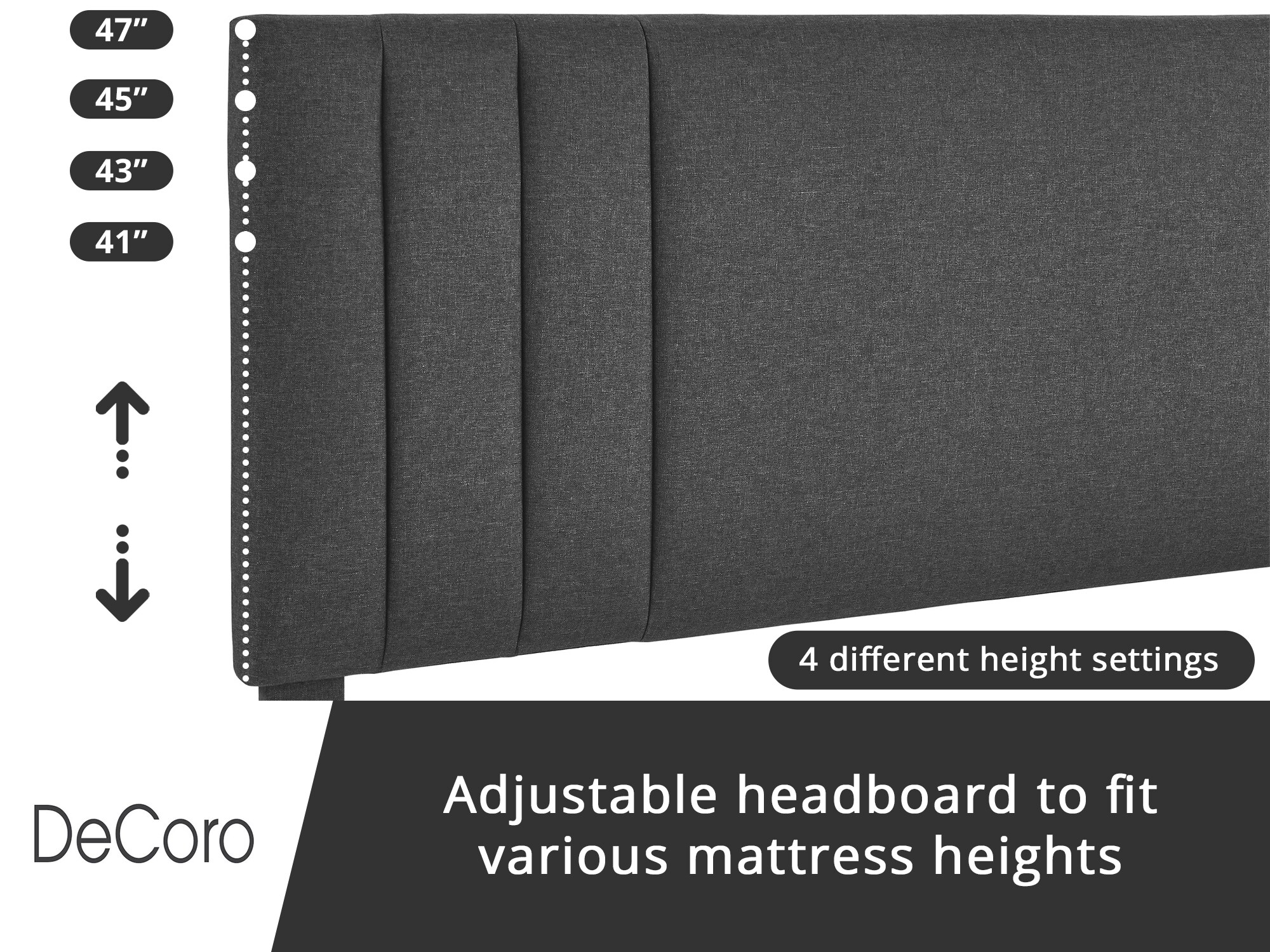 DeCoro 411257 Upholstered-Headboards - View #5