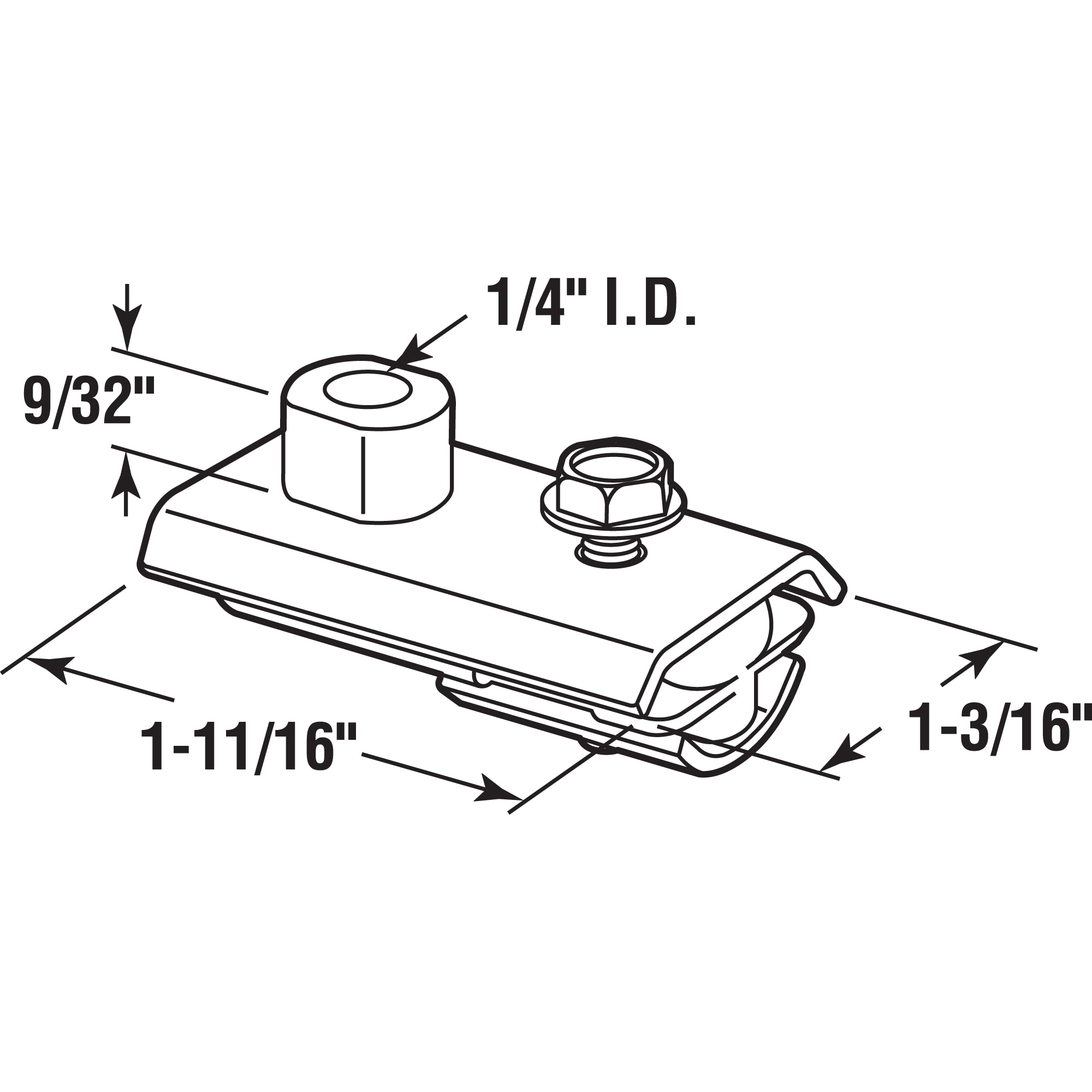 Prime-Line N 7301 Bifold-Closet-Door-Pivot-Brackets - View #2