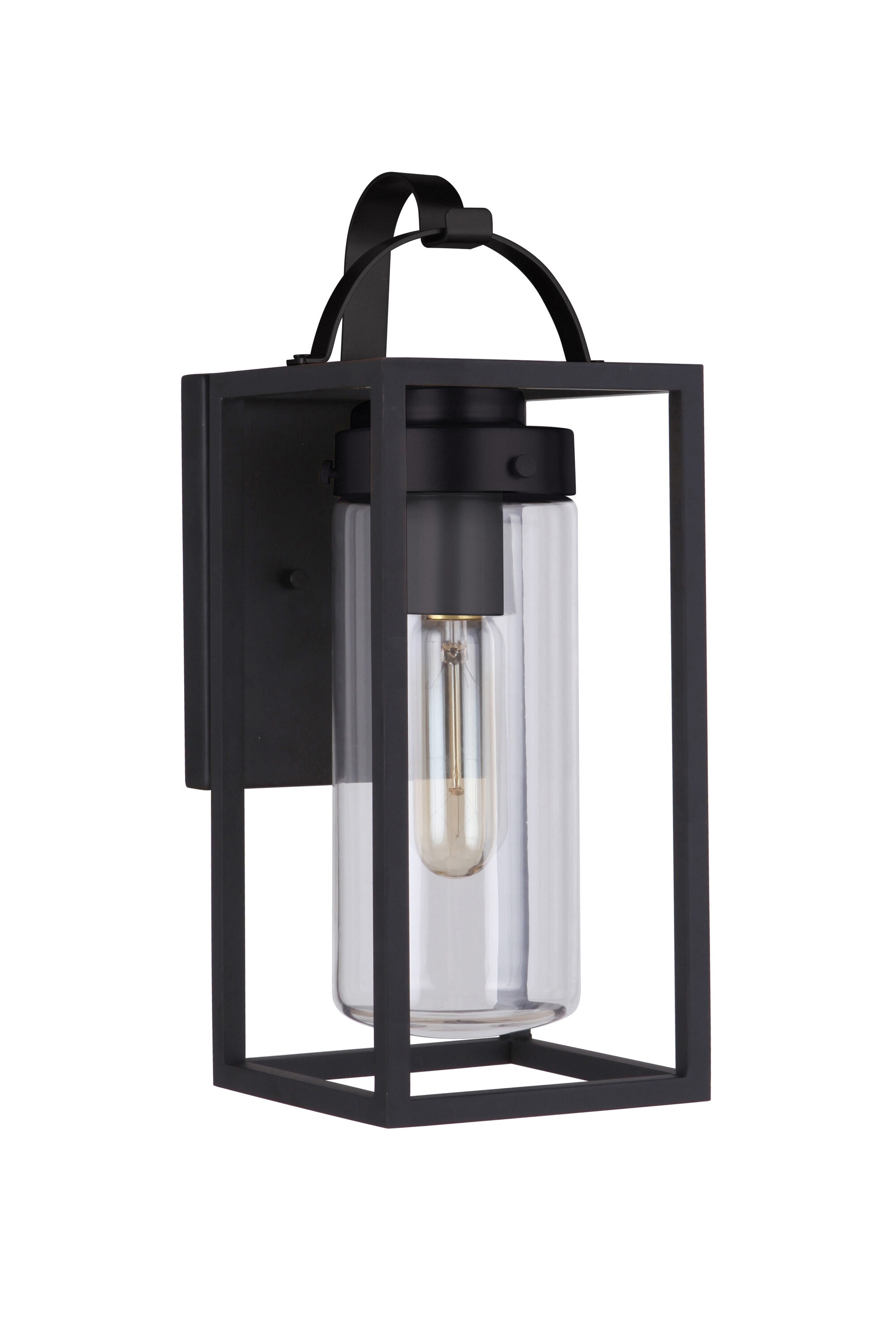 Craftmade ZA4804-MN Neo 1 -Light 14-in H Black Hardwired Outdoor Wall Light