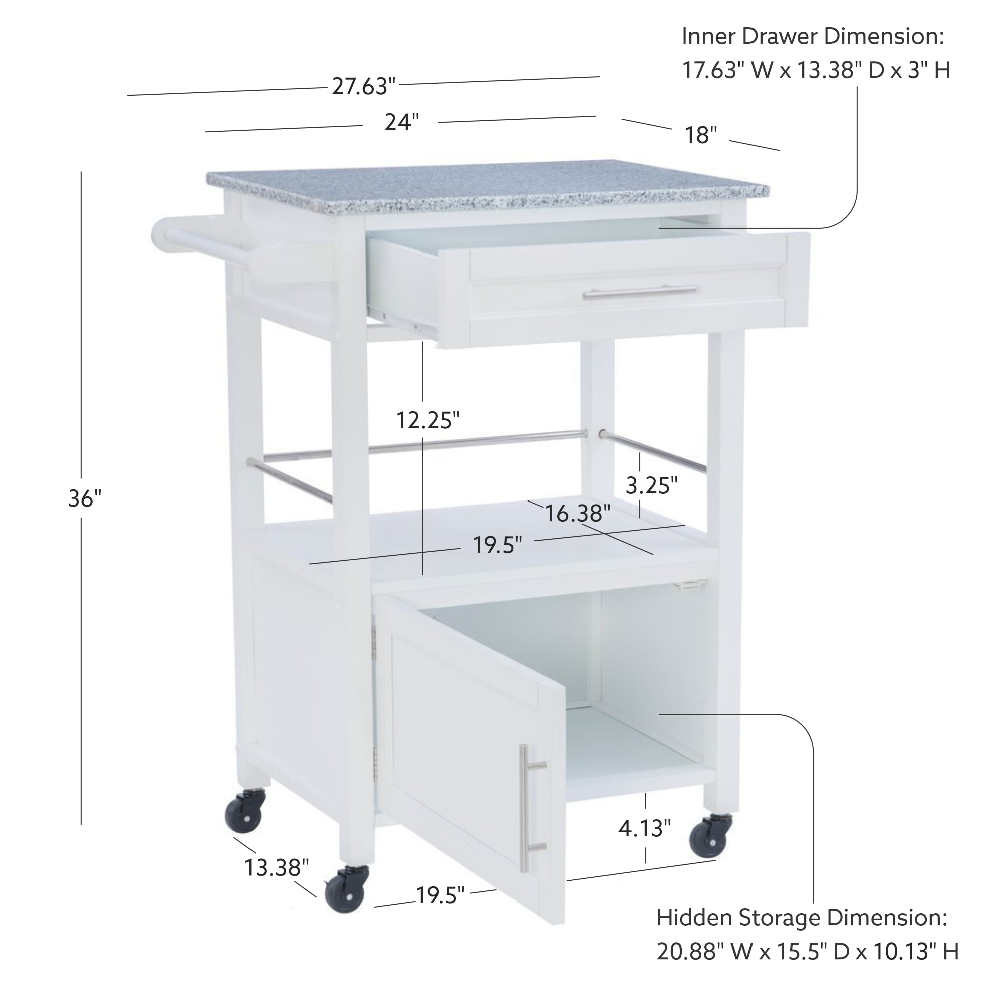 Linon 464808WHT01U Kitchen-Furniture - View #12