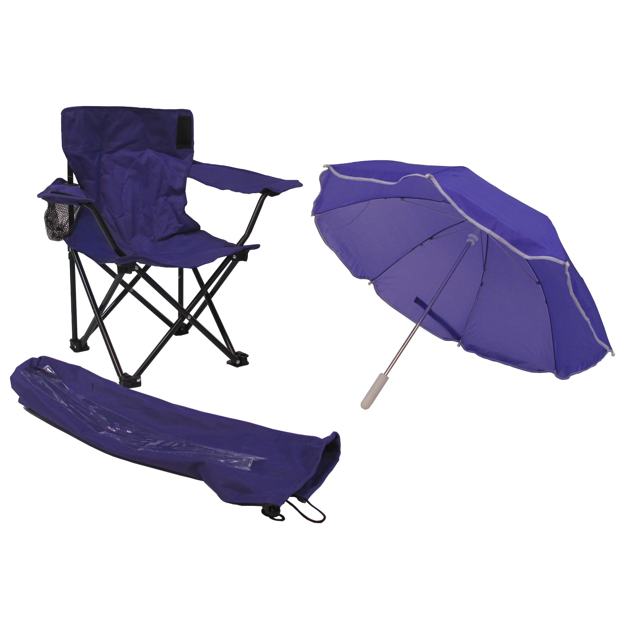 Redmon Nylon Purple Folding Camping Chair (Carrying Strap/Handle Included)  in the Beach & Camping Chairs department at
