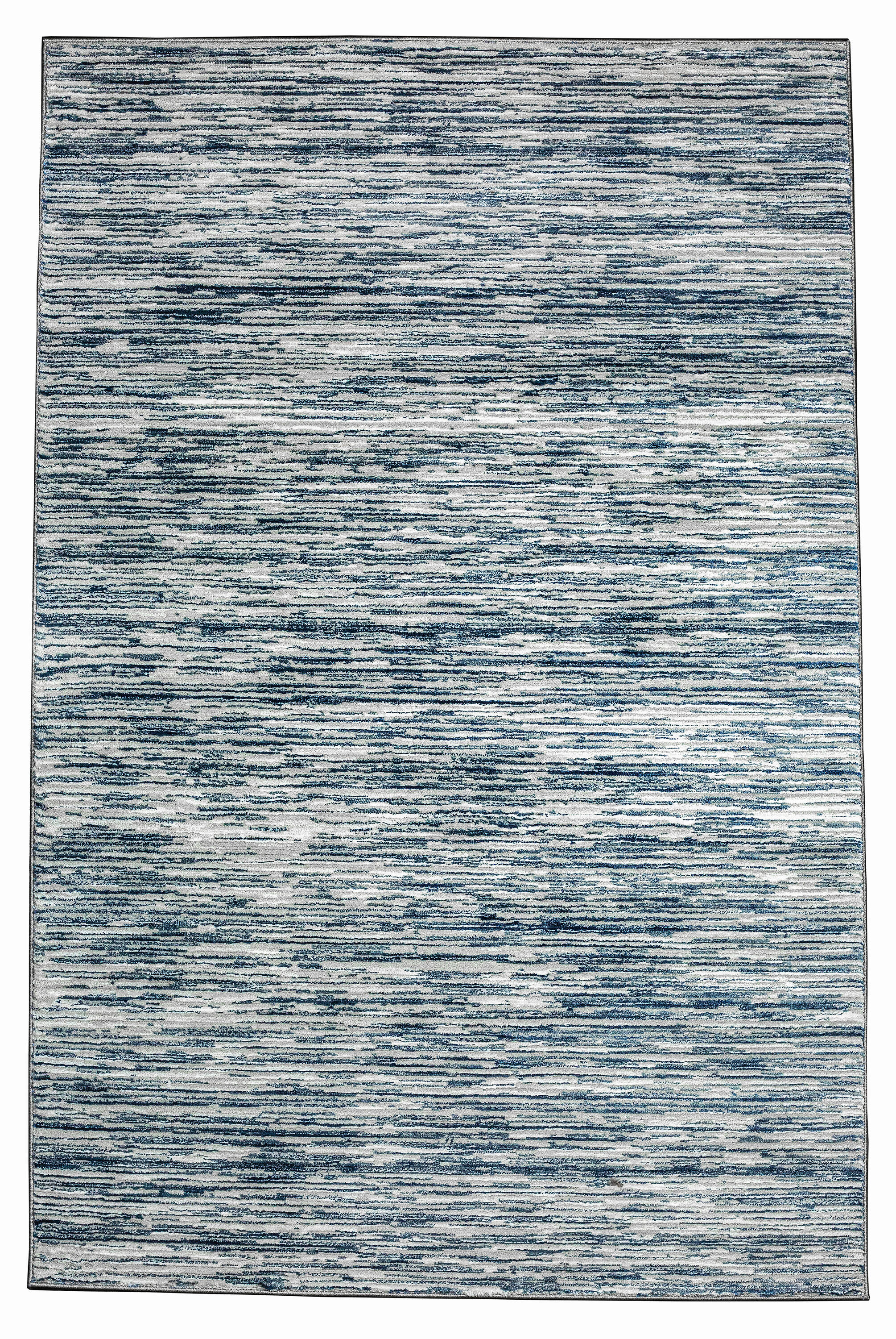 Radici USA Davide 3 X 5 Blue Indoor Stripe Mid-century Modern Area Rug ...