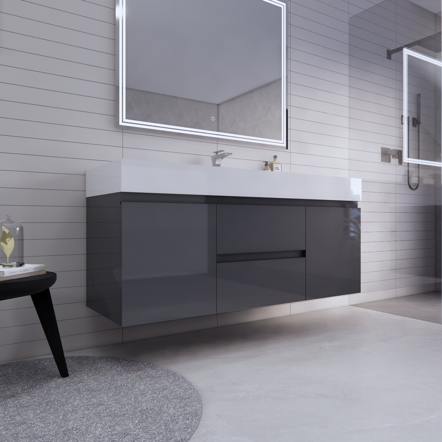 BV Better Vanity BTB-60S-GR Bath-Vanity-Combo - View #3