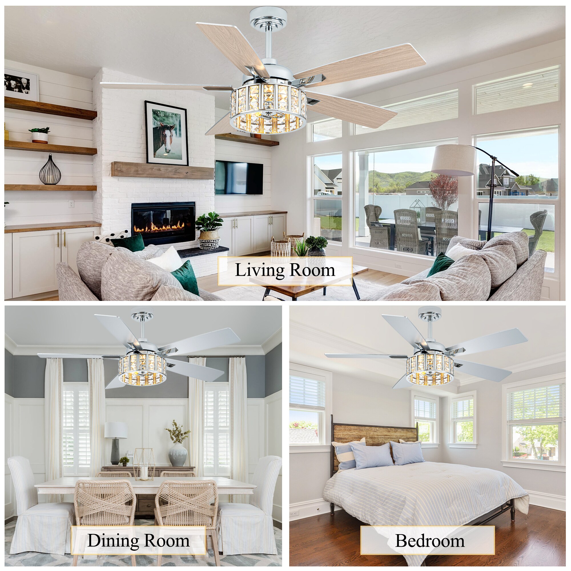 Oaks Decor DC5229OKELMD Ceiling-Fans - View #5
