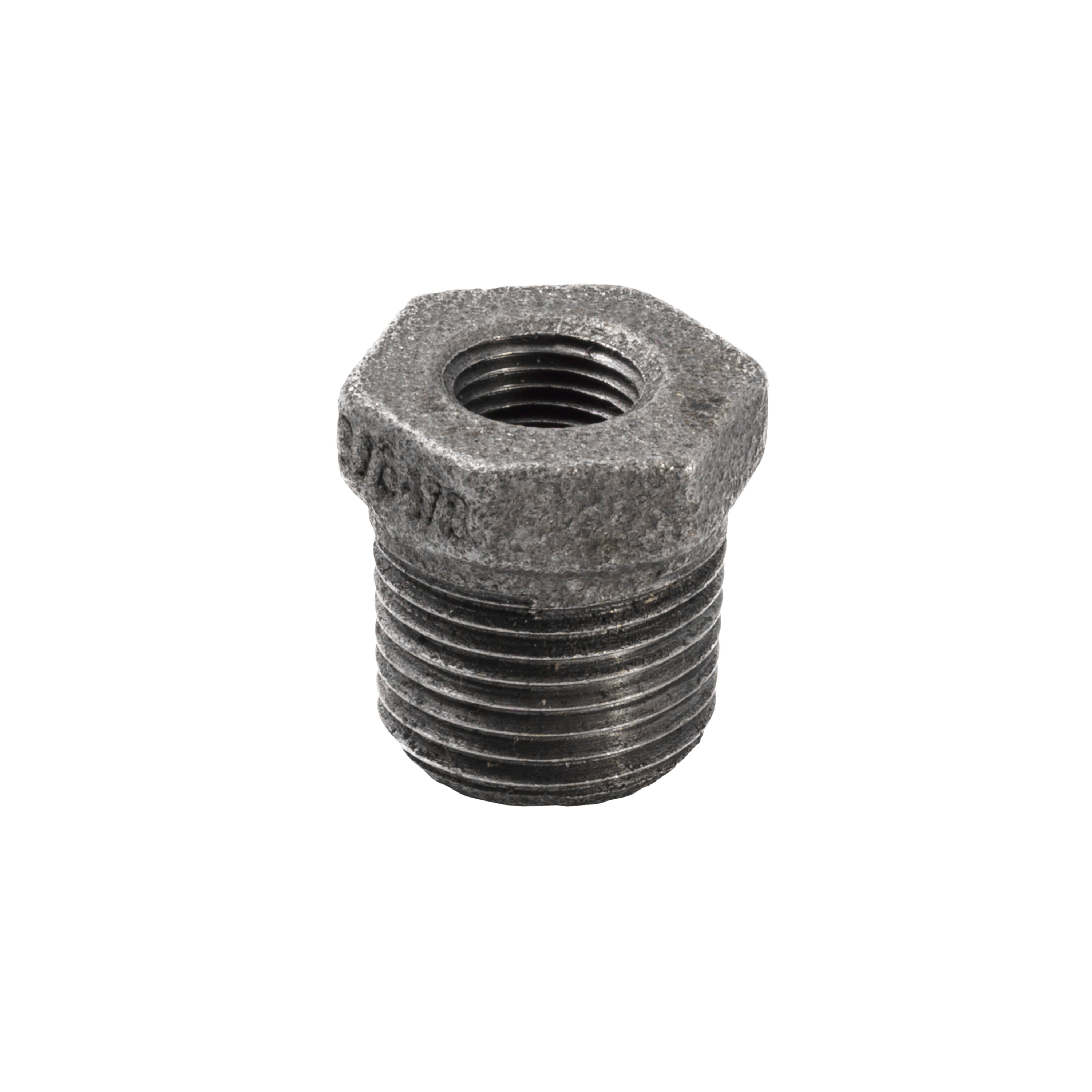 RELIABILT 521-920LW 3/8-in x 1/8-in Black Hex Bushing
