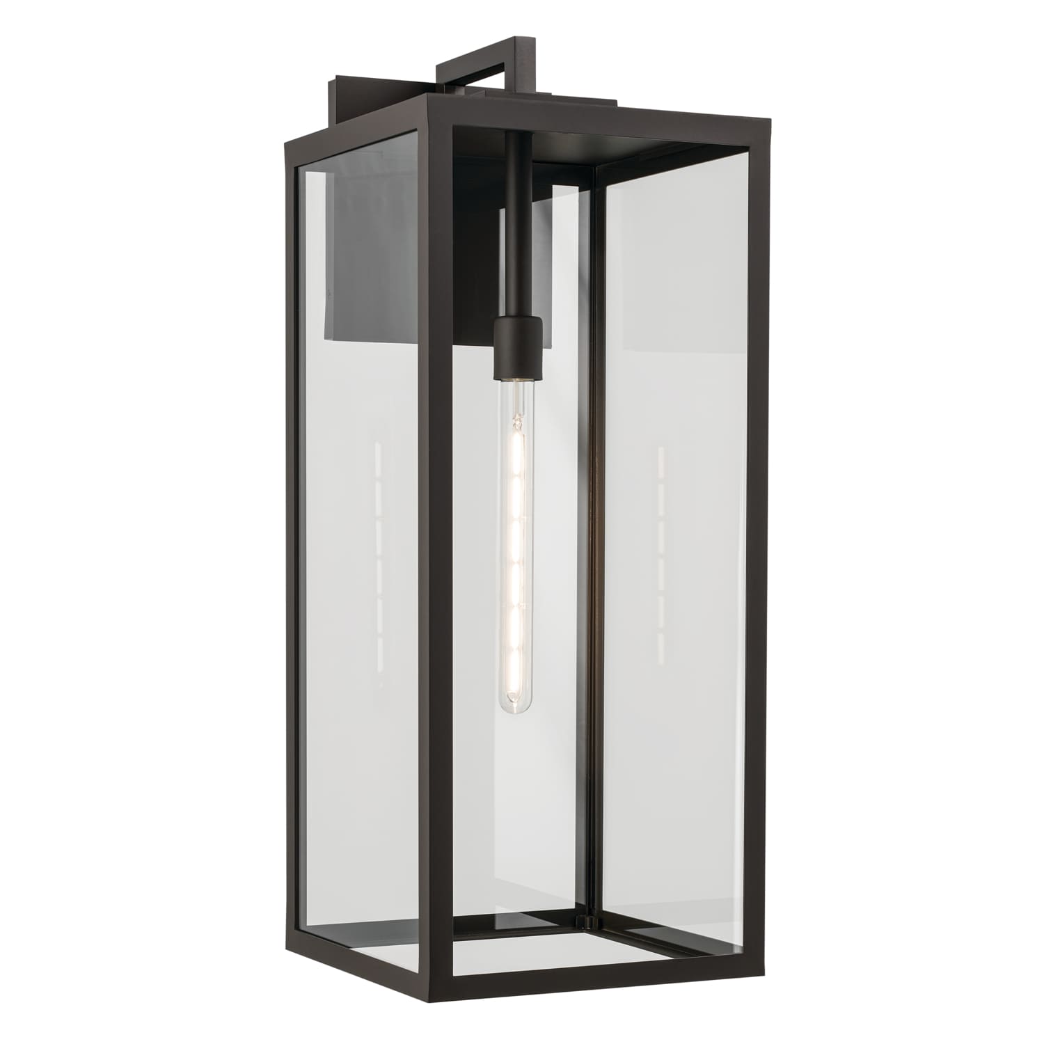 Kichler 59114OZ Branner 1 -Light 30-in H Bronze Hardwired Outdoor Wall Light