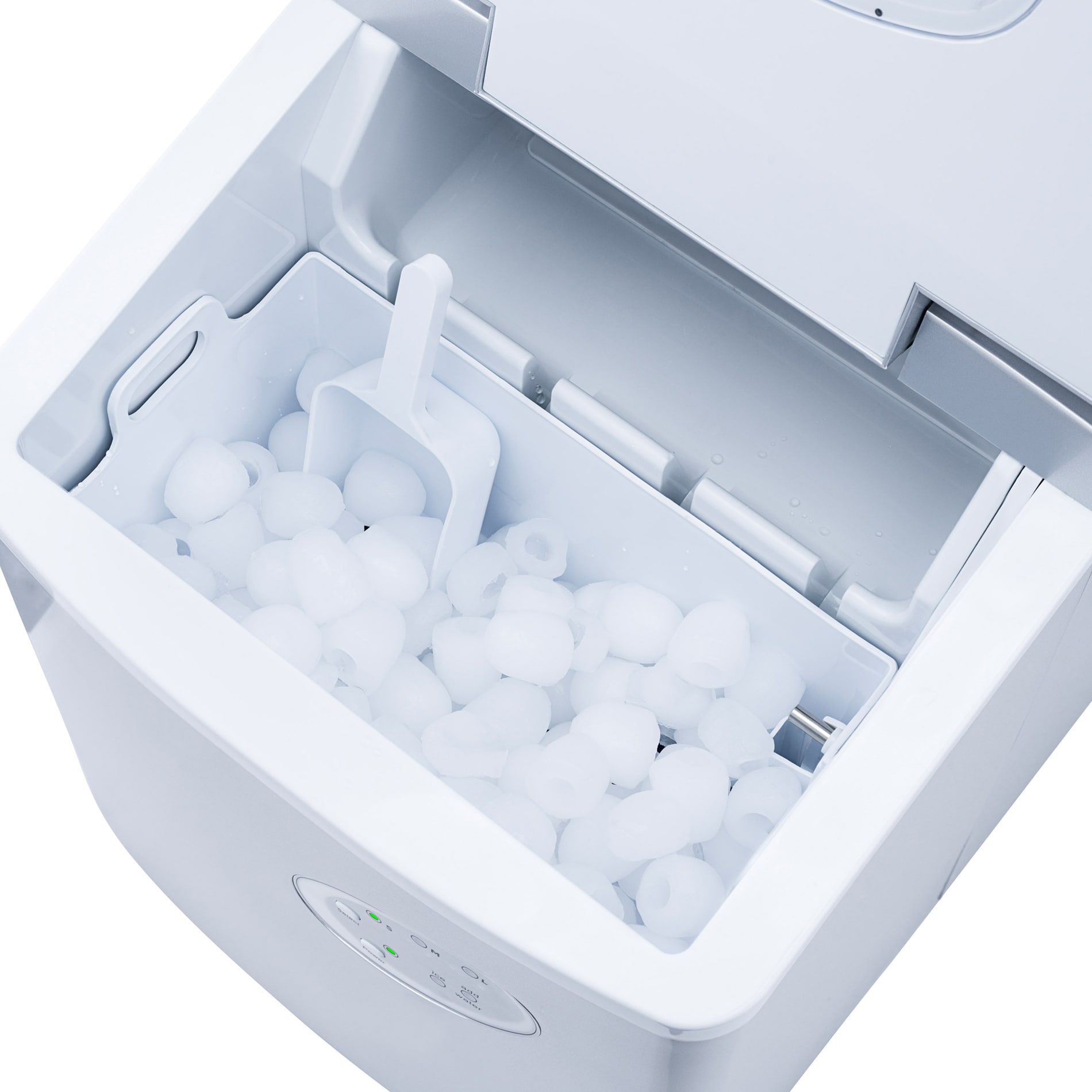 NewAir 28lbs Portable Ice Maker - Silver