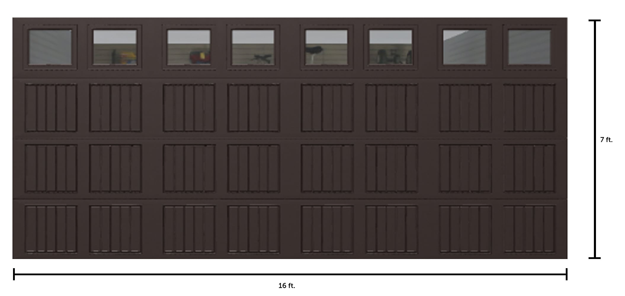 Wayne Dalton WD9100SBC167 Garage-Doors - View #2