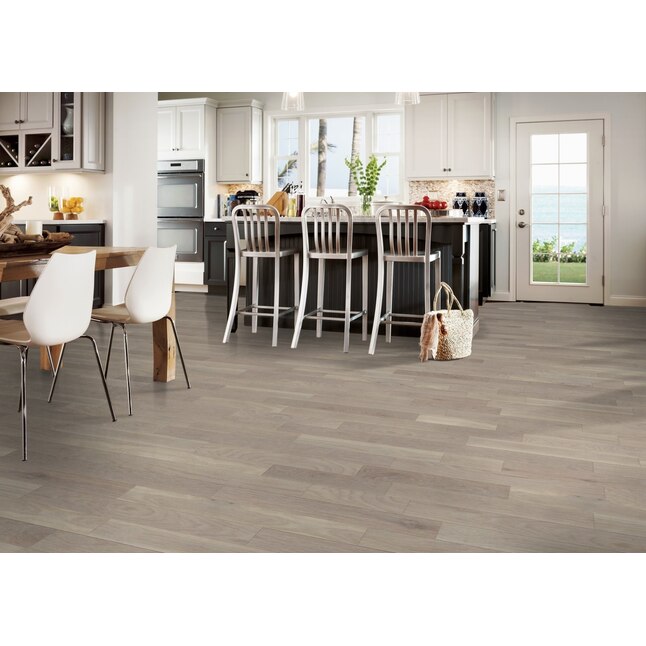 Premium Parchment White Oak 5-in Wide x 1/2-in Thick Smooth/Traditional Engineered Hardwood Flooring Premium Parchment White Oak 5-in Wide x 1/2-in Thick Smooth/Traditional Engineered Hardwood Flooring