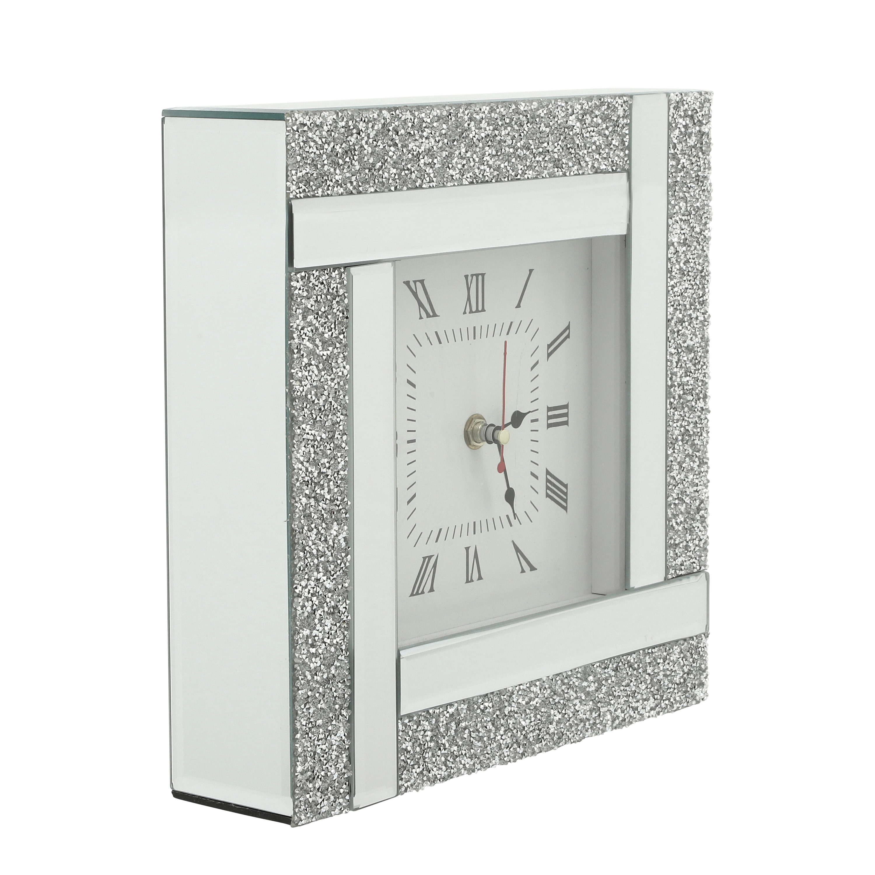 Sagebrook Home Analog Square Tabletop in the Clocks department at