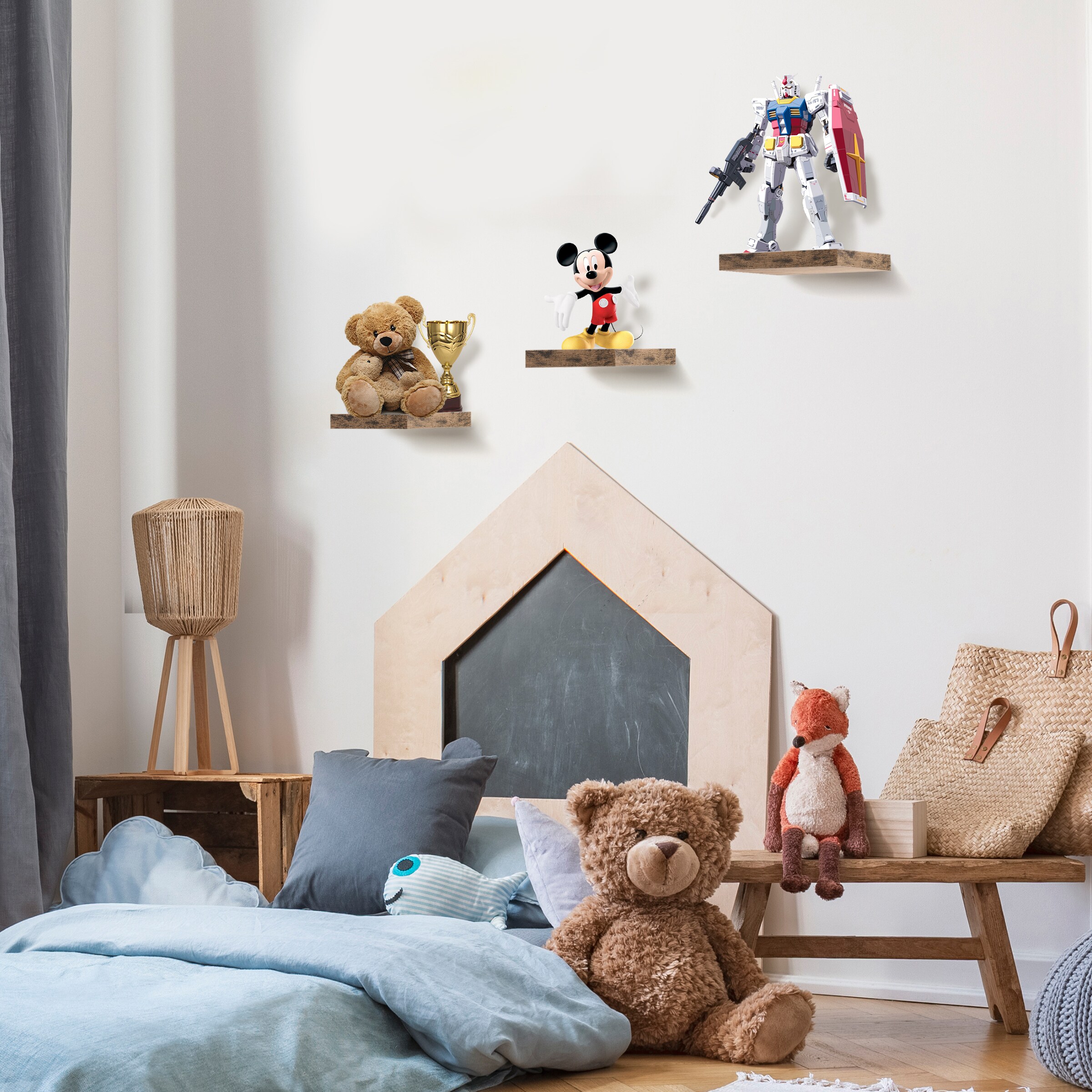 SORBUS WD-TIL-MGW Wall-Mounted-Shelving - View #3
