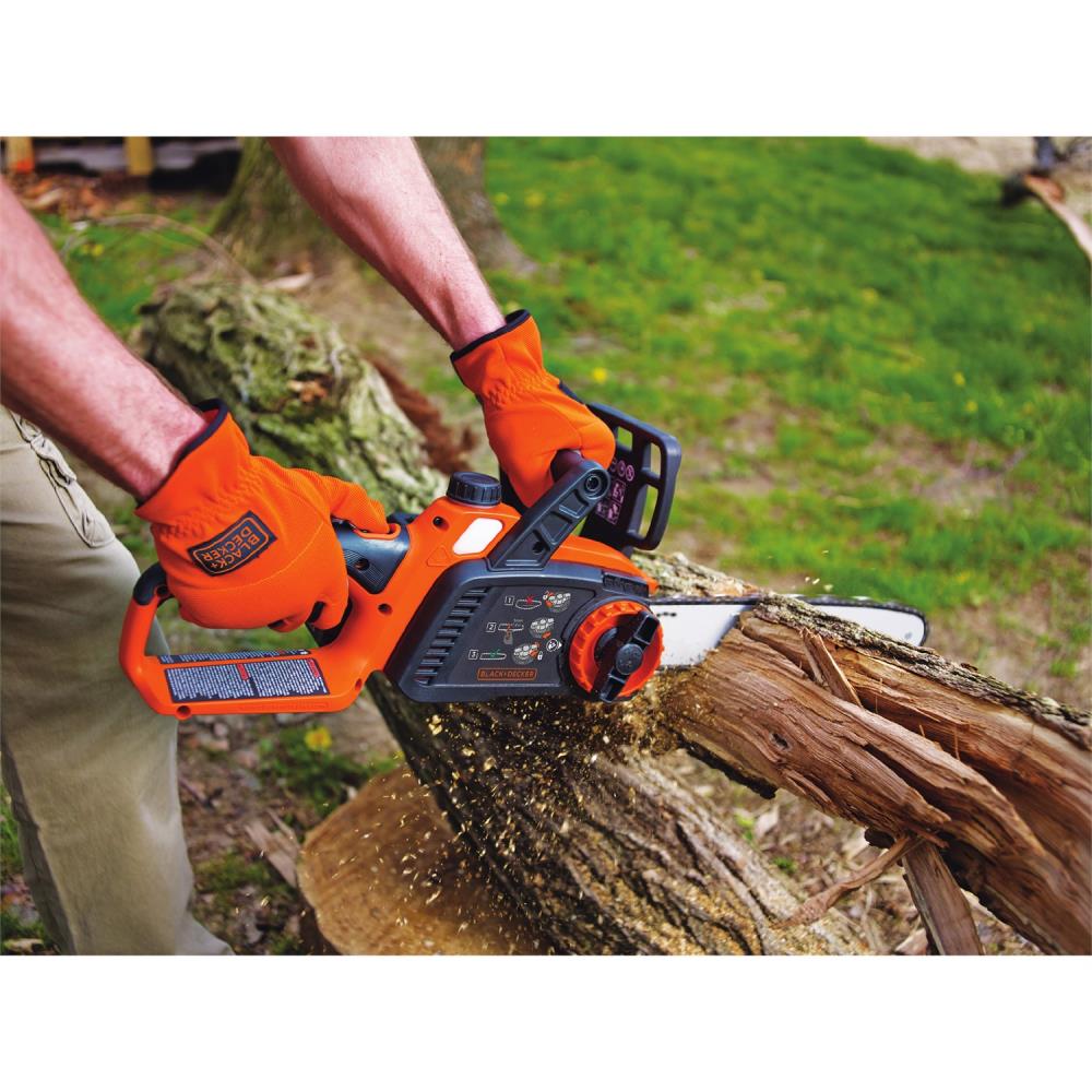 Cordless electric deals chainsaw lowes