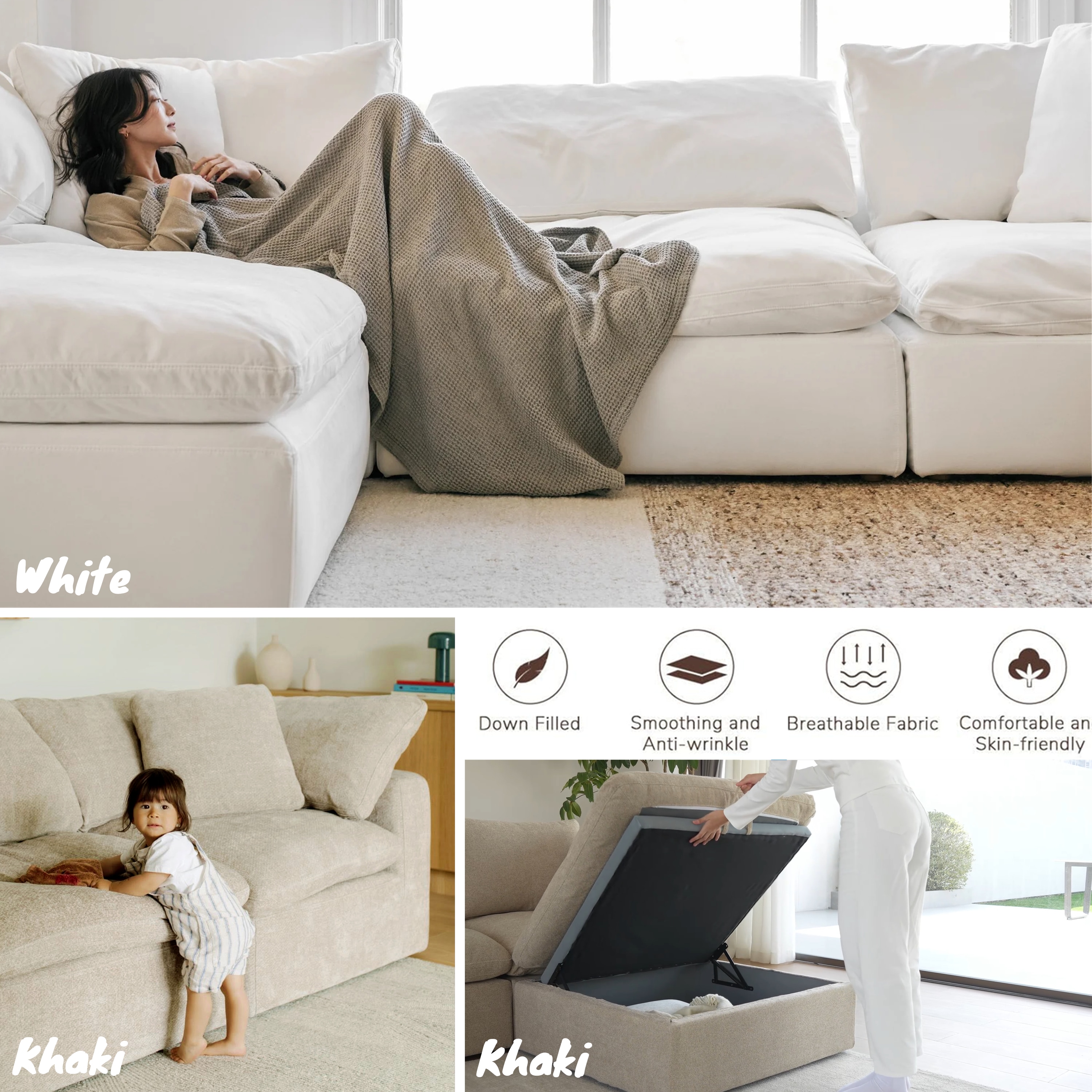 BuotiqHom DH-S2+1-121LG Sofas-Loveseats - View #3