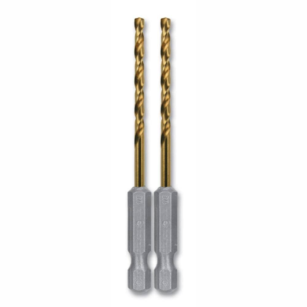 5Pcs 27/64" HSS Drill Bit Titanium Coated Golden Flute Jobber Twist Metal Drills