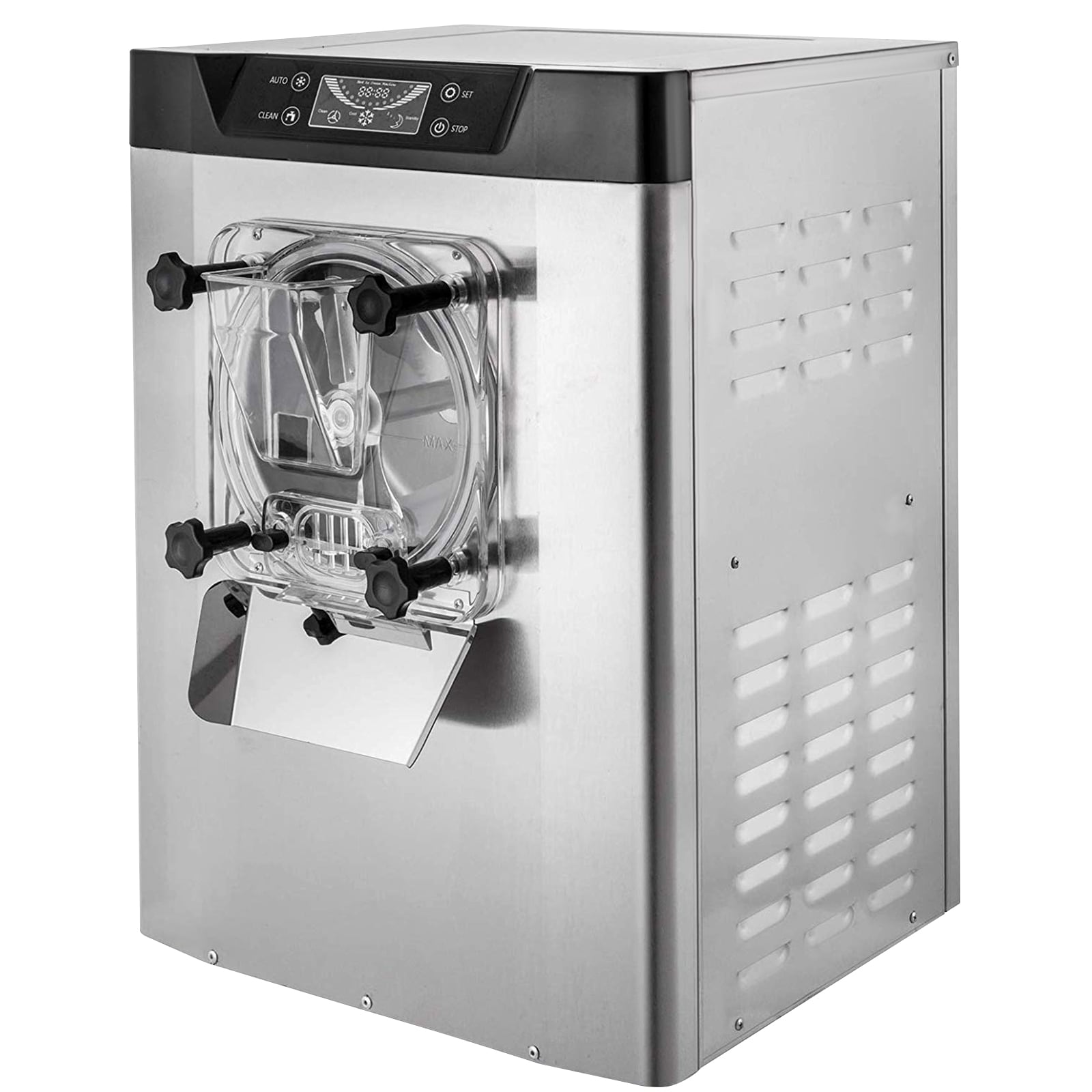 SVOPES SCBJLJTSYBJB06532V1 Commercial Ice Cream Machine 1400W 20/5.3 Gph Hard Serve Ice Cream Maker with LED Display Screen Auto Shut-Off Timer One Flavors Perfect for Restaurants Snack bar Supermarkets