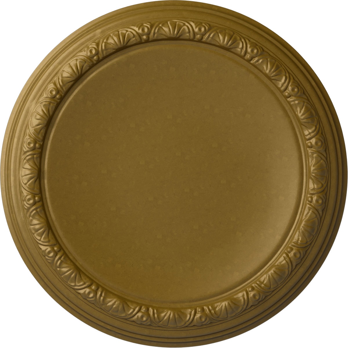 Ekena Millwork CM19CAGLS Carlsbad 19.5-in W x 19.5-in L Painted Gold Polyurethane Whole Ceiling Medallion