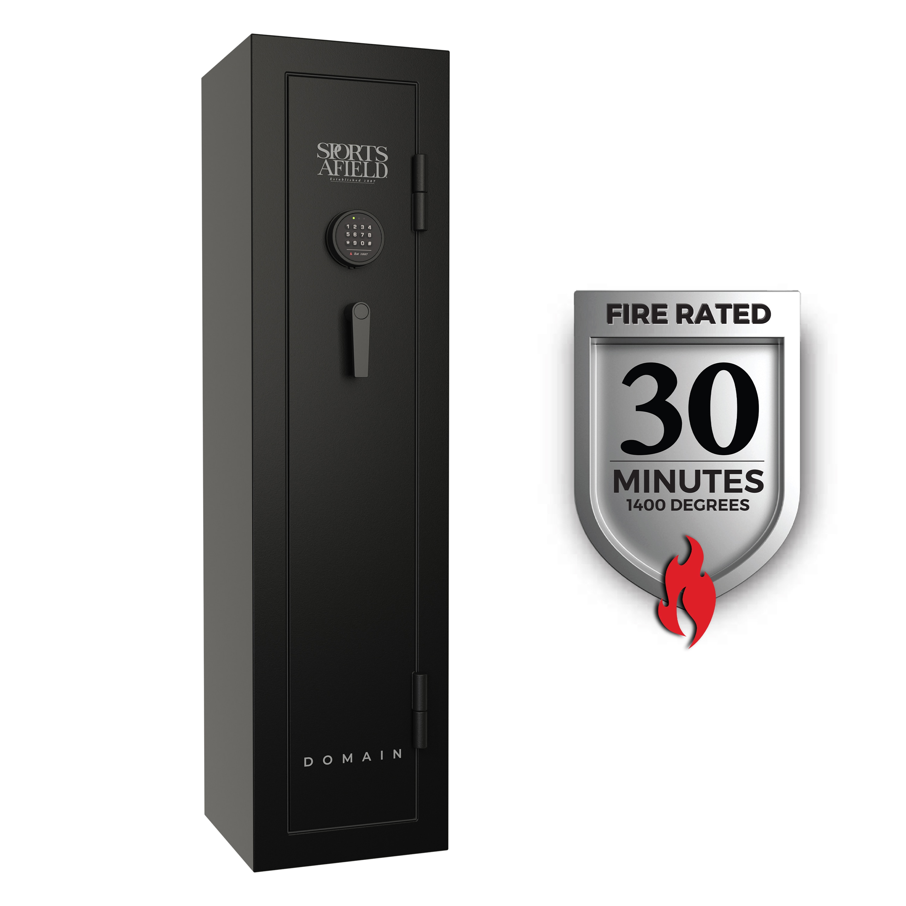 Sports Afield SA5506DOM Domain 6 -Gun Fireproof Electronic/Keypad Lock Gun safe