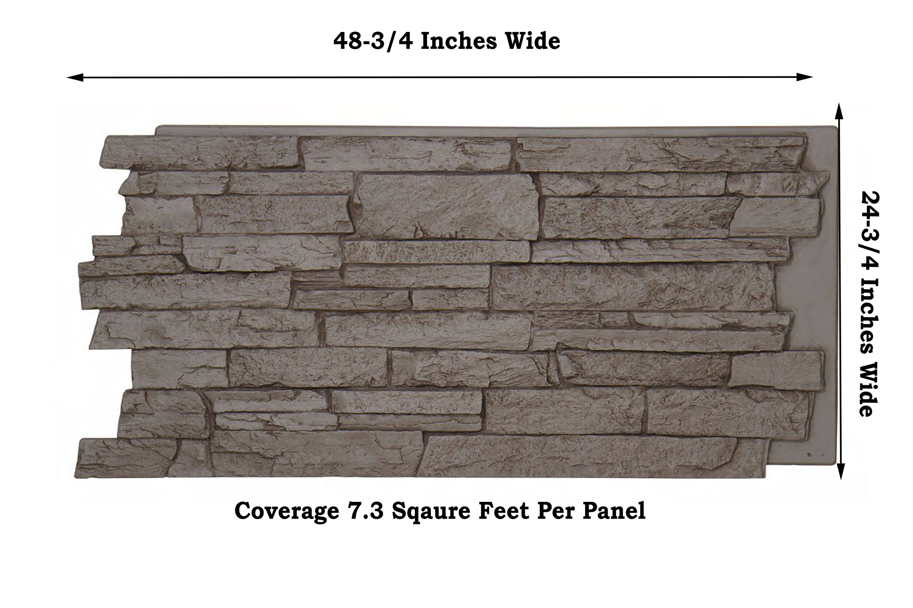 Tritan BP The Canyon's Edge Faux Stack Stone Panel by Tritan BP, hand ...