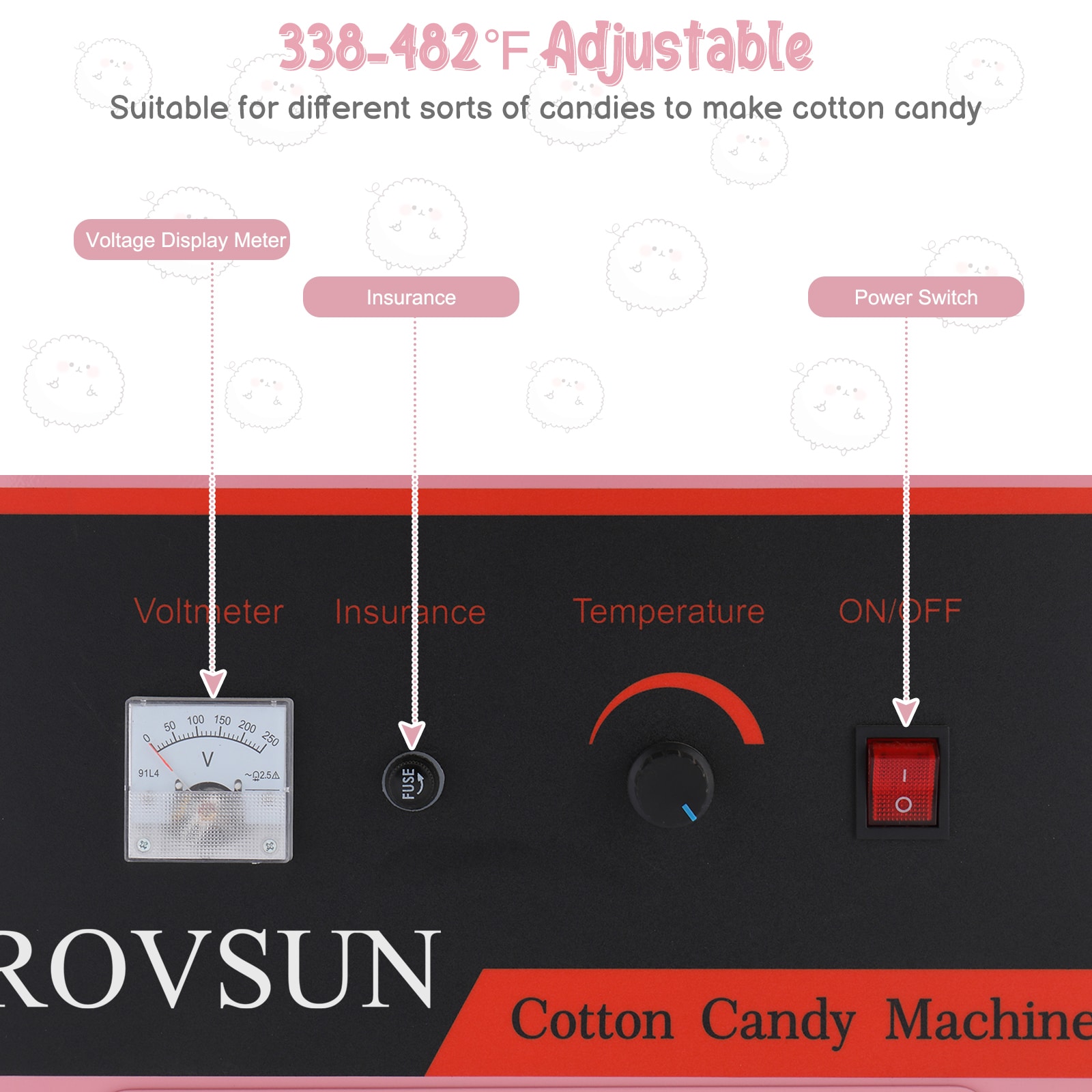 ROVSUN LW-G46000607 Cotton-Candy-Makers - View #10