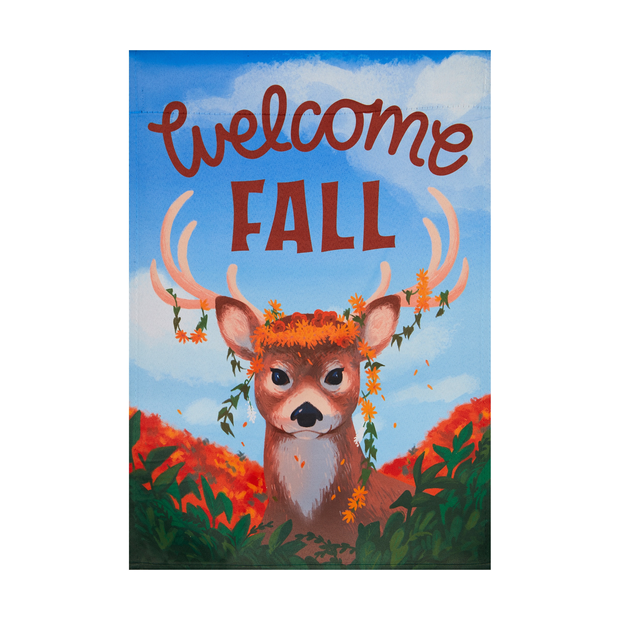 Style Selections ZLW14S12456 1-ft W x 1.5-ft H Fall Garden flag