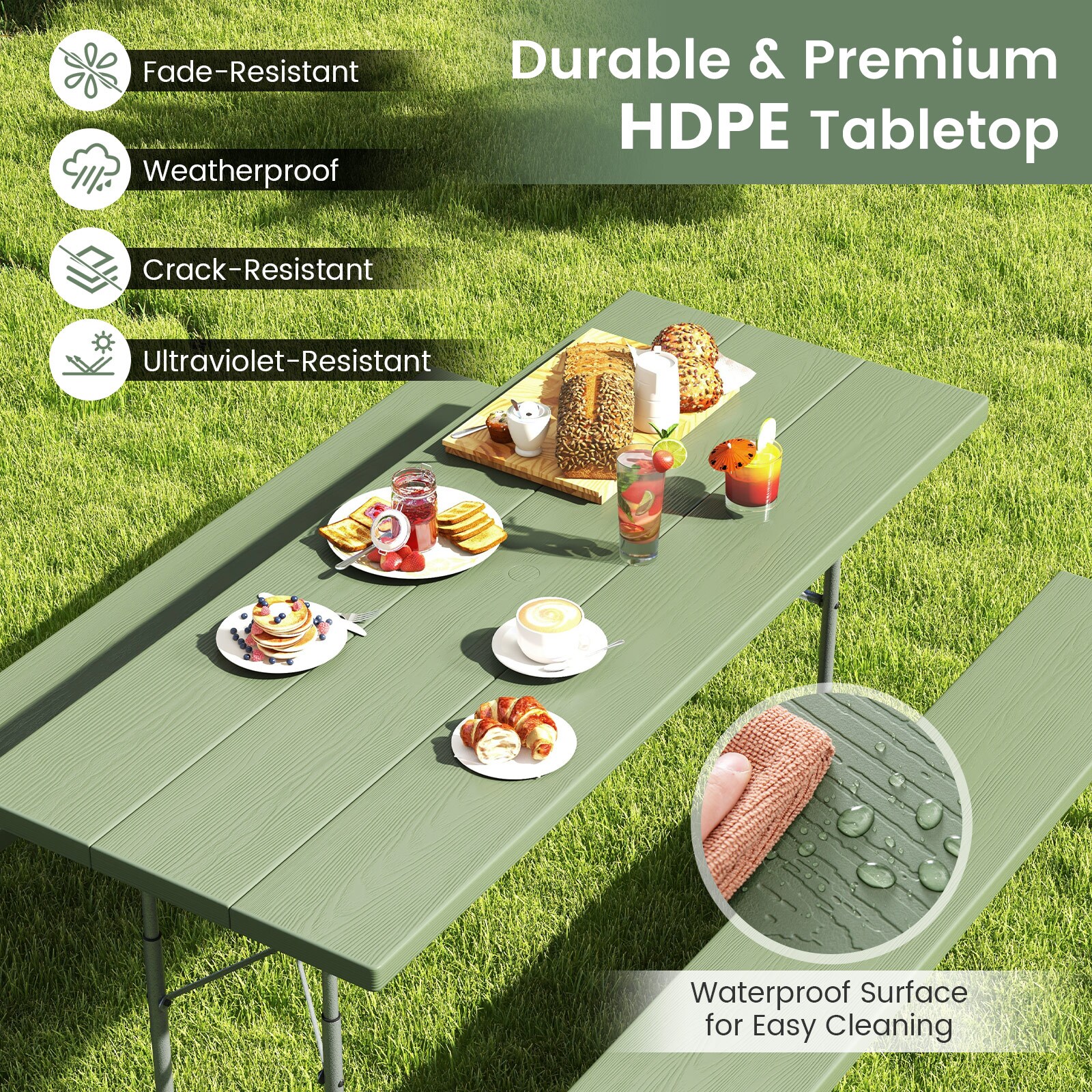 LIVIZA TDZ11267LS-X Picnic-Tables - View #6