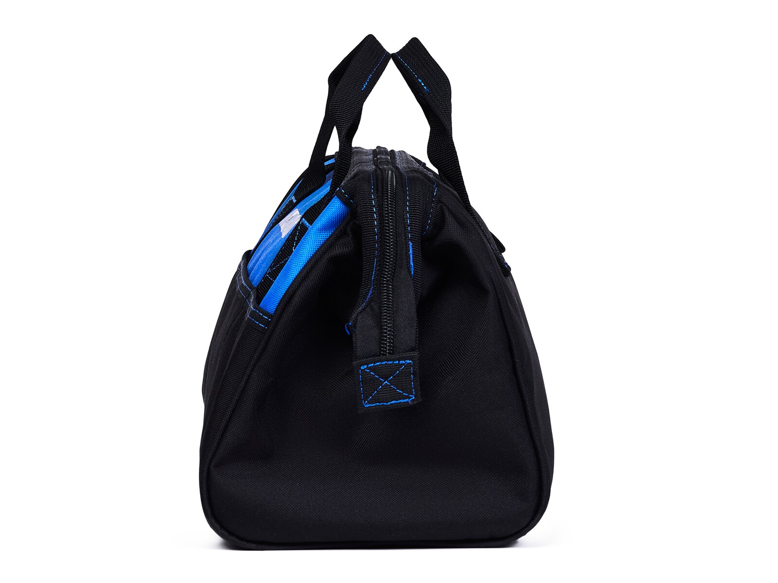 Kobalt Black/Blue Polyester 12-in Tool Bag in the Tool Bags department ...