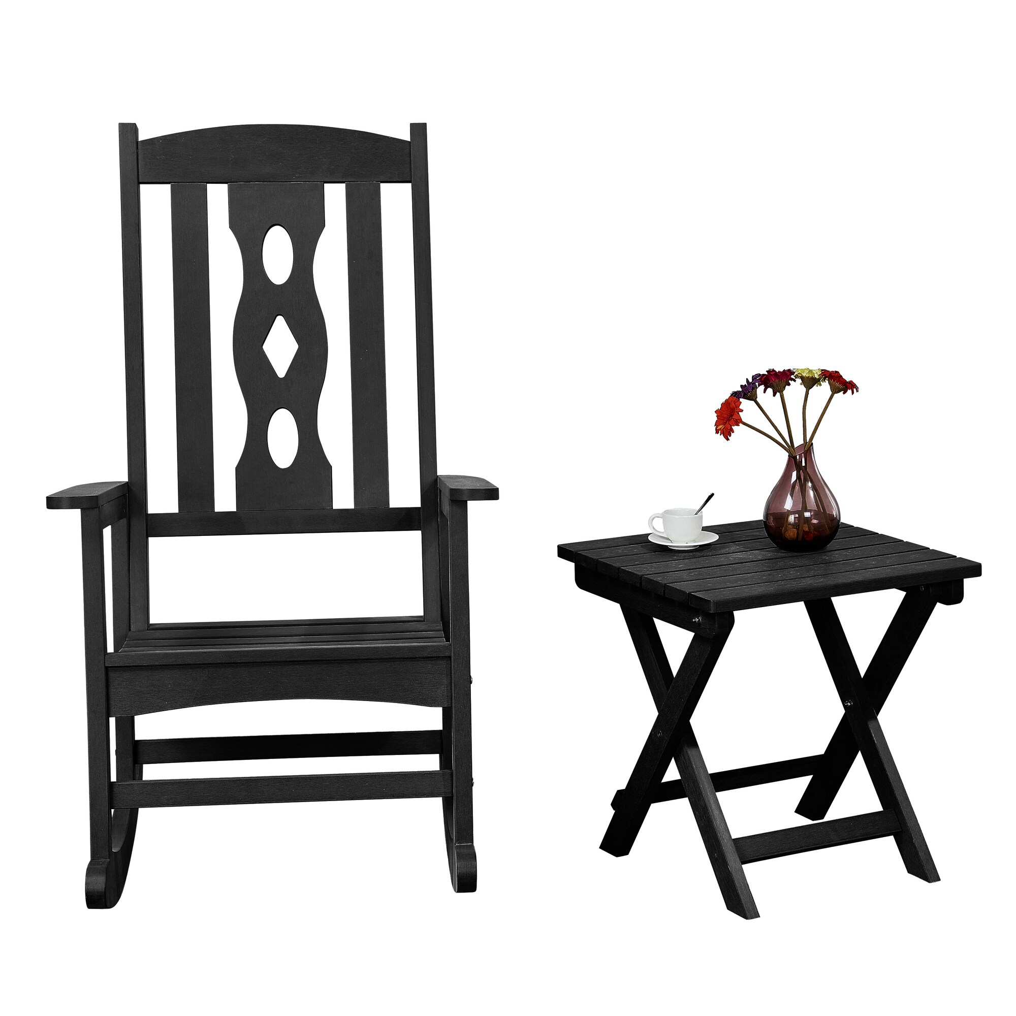 PolyTeak CLSC-RCK-BLK Patio-Chairs - View #8