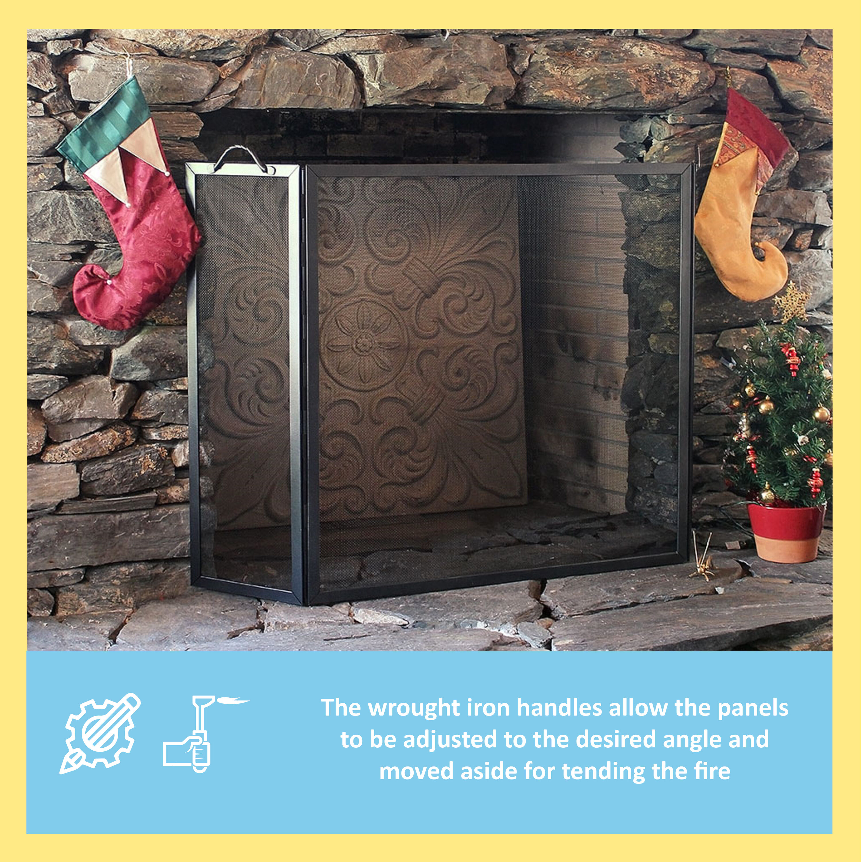Minuteman International SS-31L Fireplace-Screens - View #6