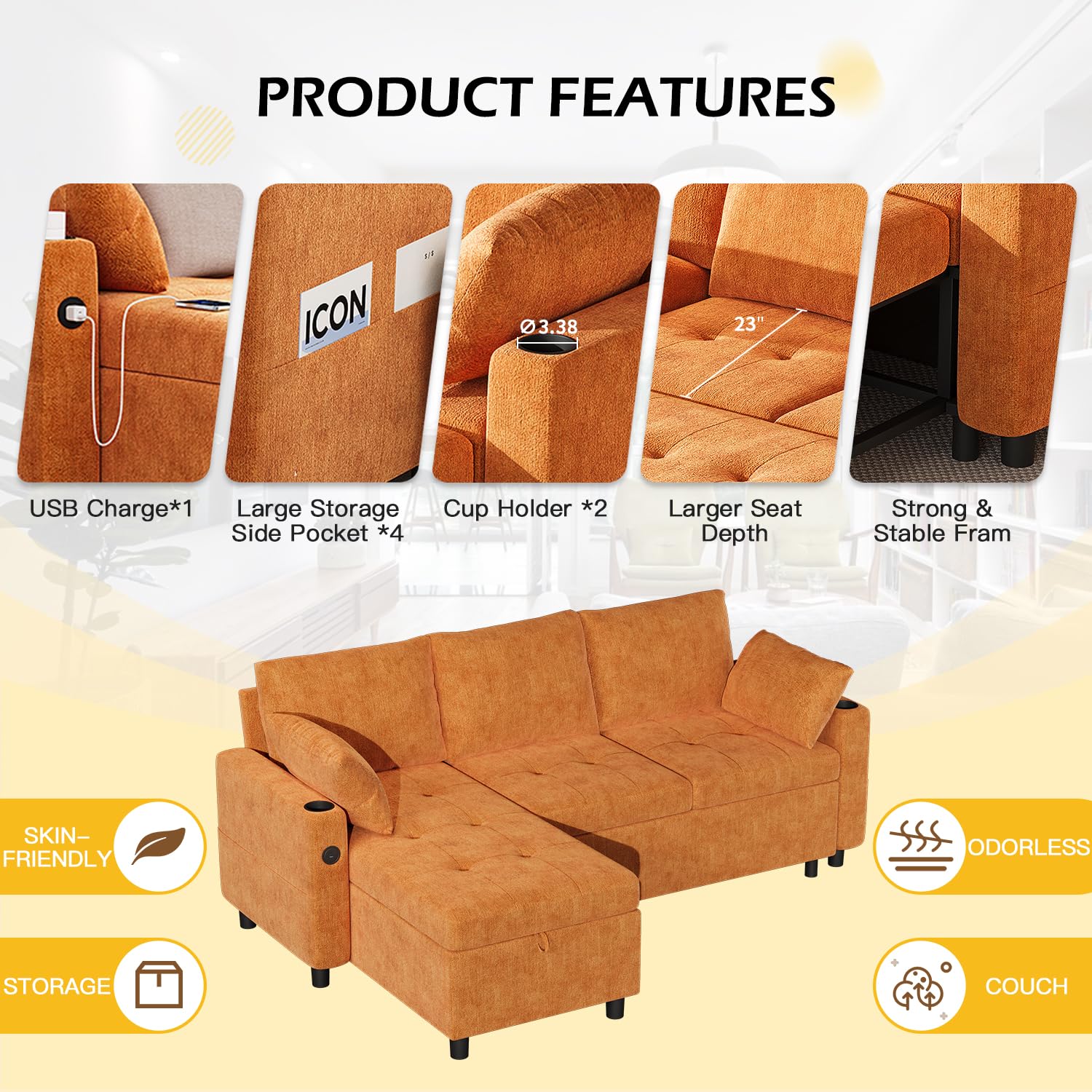 AECOJOY 13137XOR-LS01 futons - View #5
