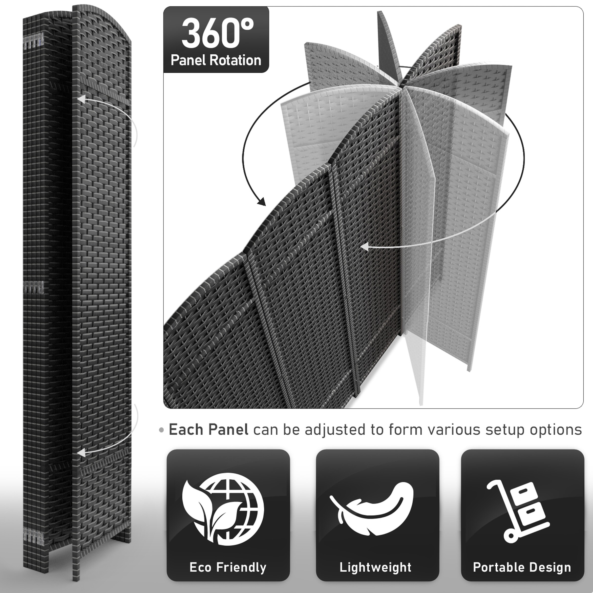 SORBUS 192405065378 Indoor-Privacy-Screens - View #4