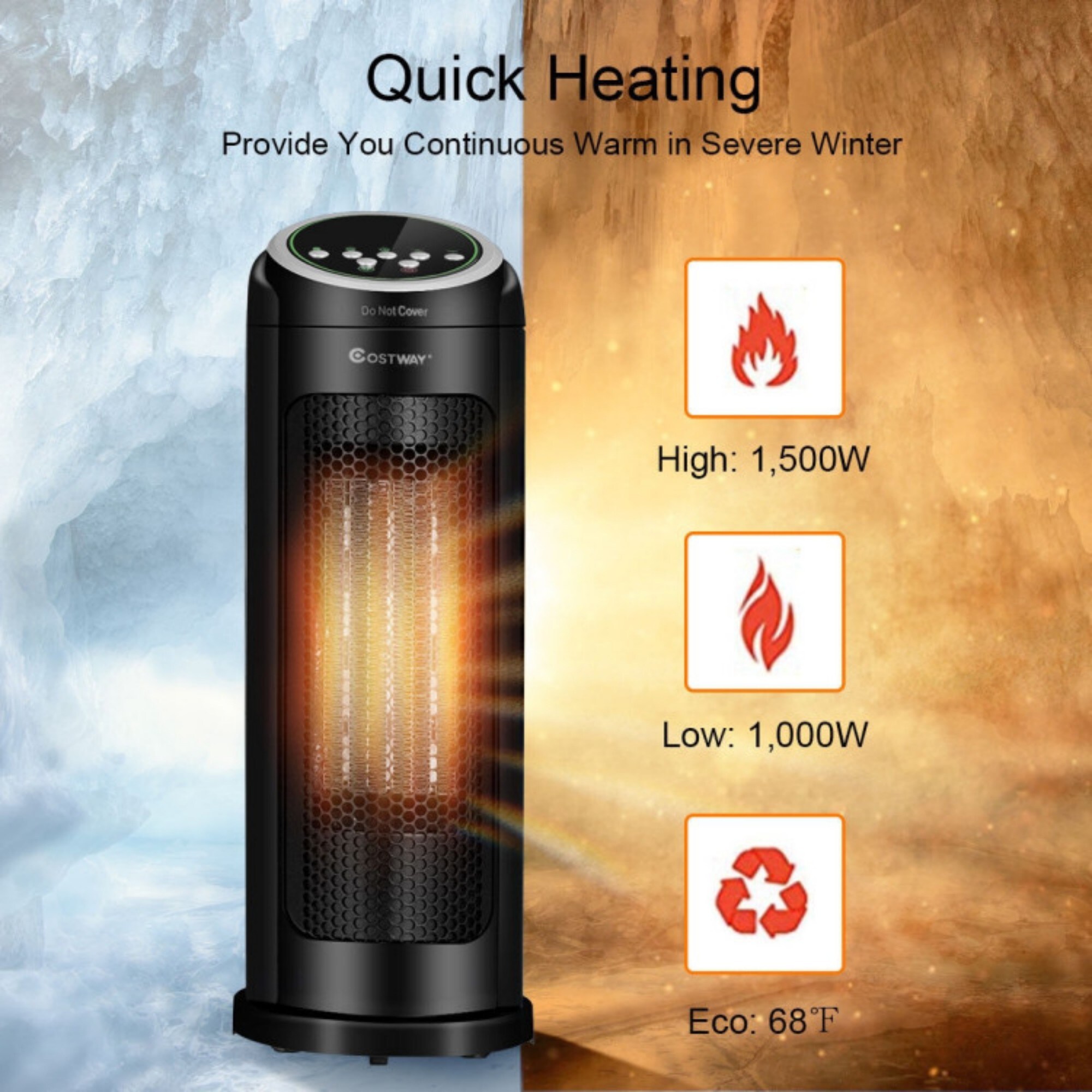 LUCKY ONE LO-EP23759 Portable-Electric-Heat - View #12