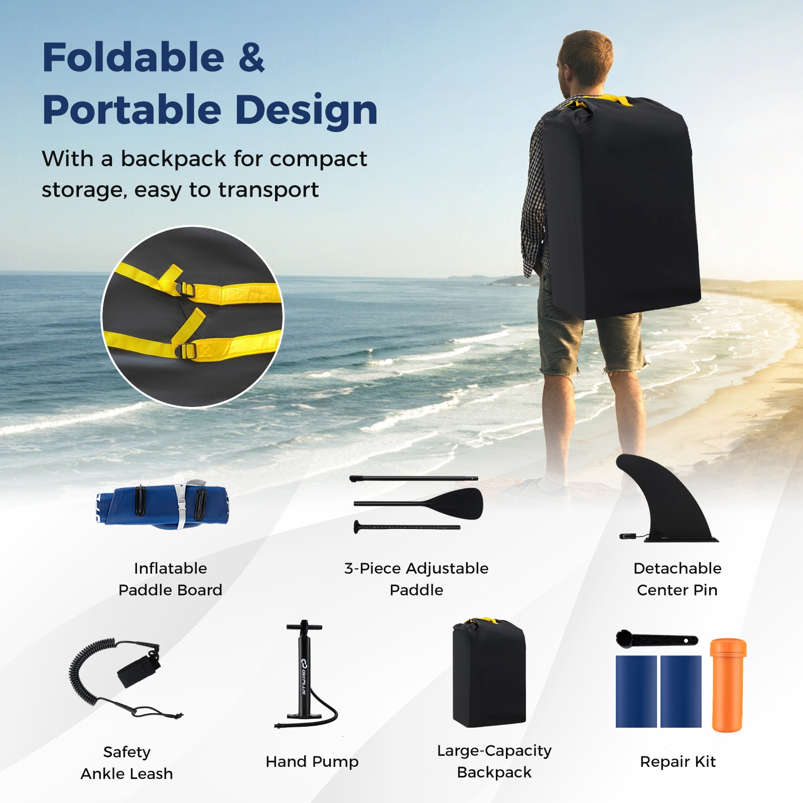 Slickblue D-CO-19183PS Stand-Up-Paddle-Boards - Thumbnail View #4
