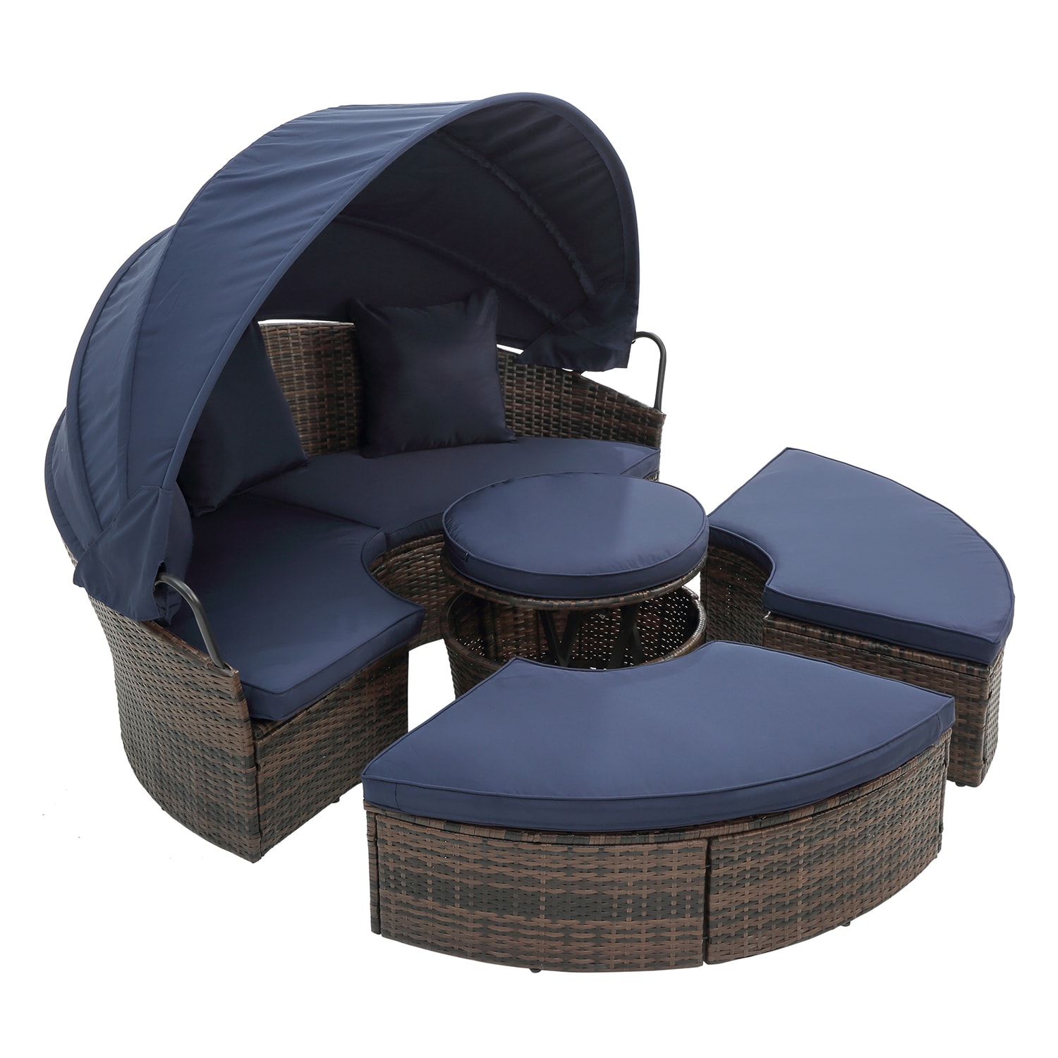 SINOFURN SYB060026BL Patio-Sofas-Daybeds - View #2