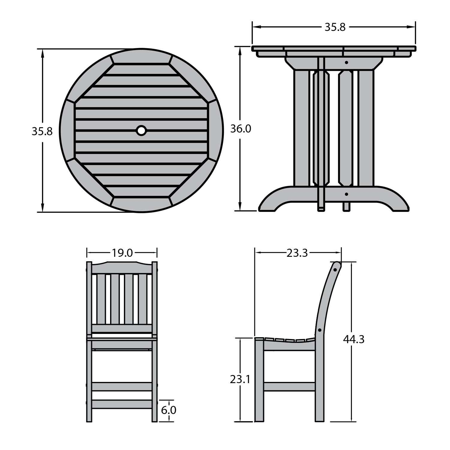 highwood AD-CNL36-HGR Patio-Dining-Sets - View #5