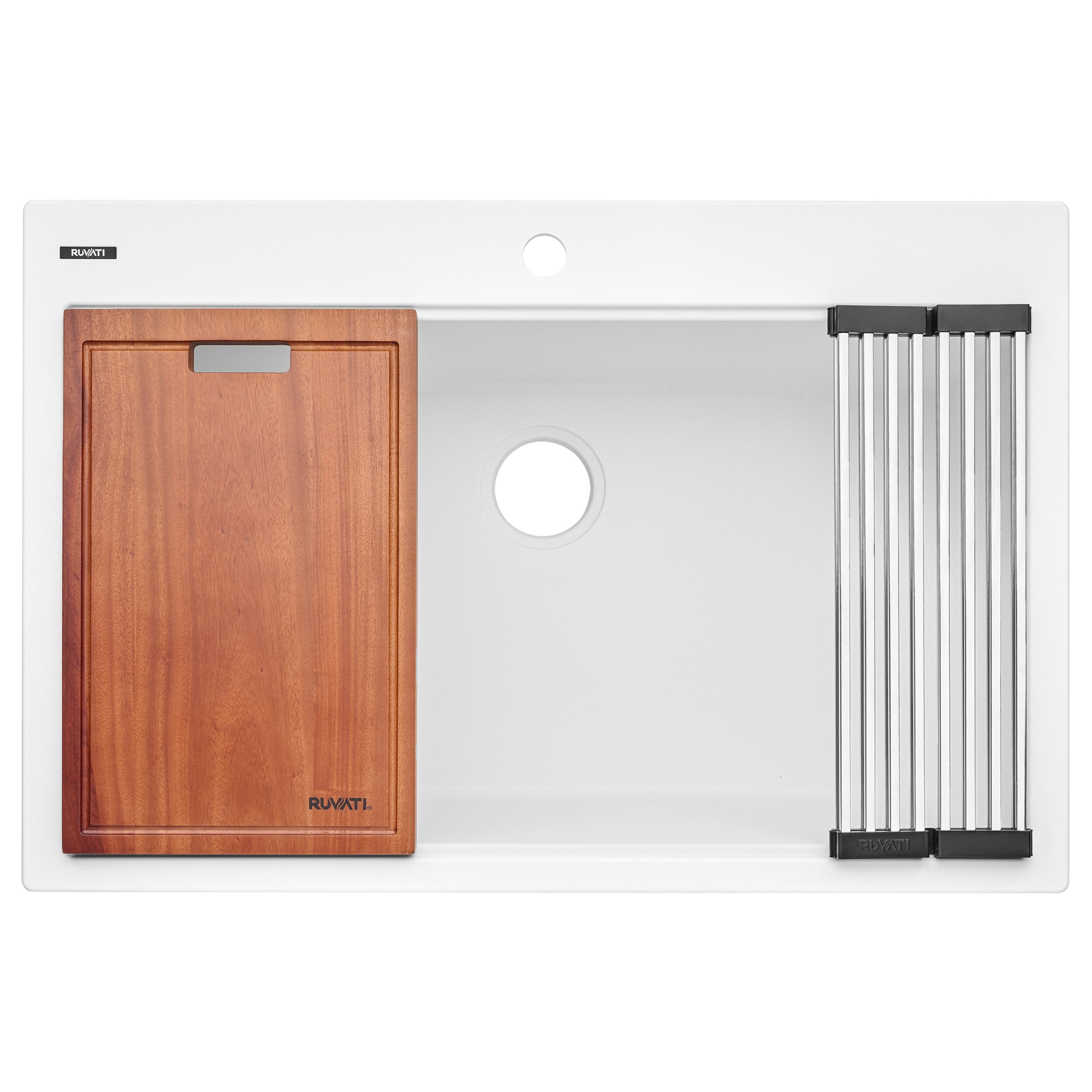 Ruvati RVG1303WH Kitchen-Sinks - View #3