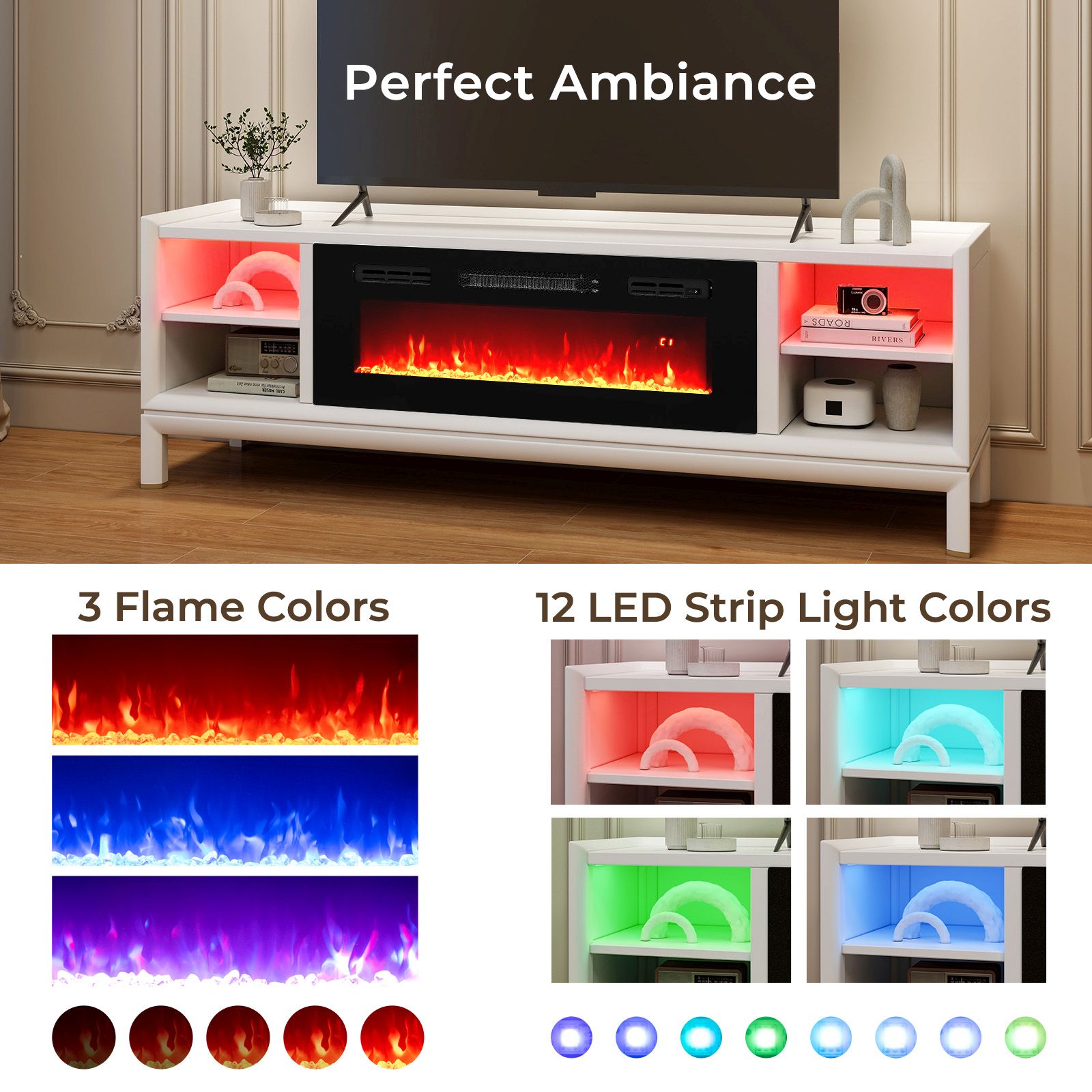 Slickblue D-CO-SU30801PF Electric-Fireplace-Fireboxes - View #8