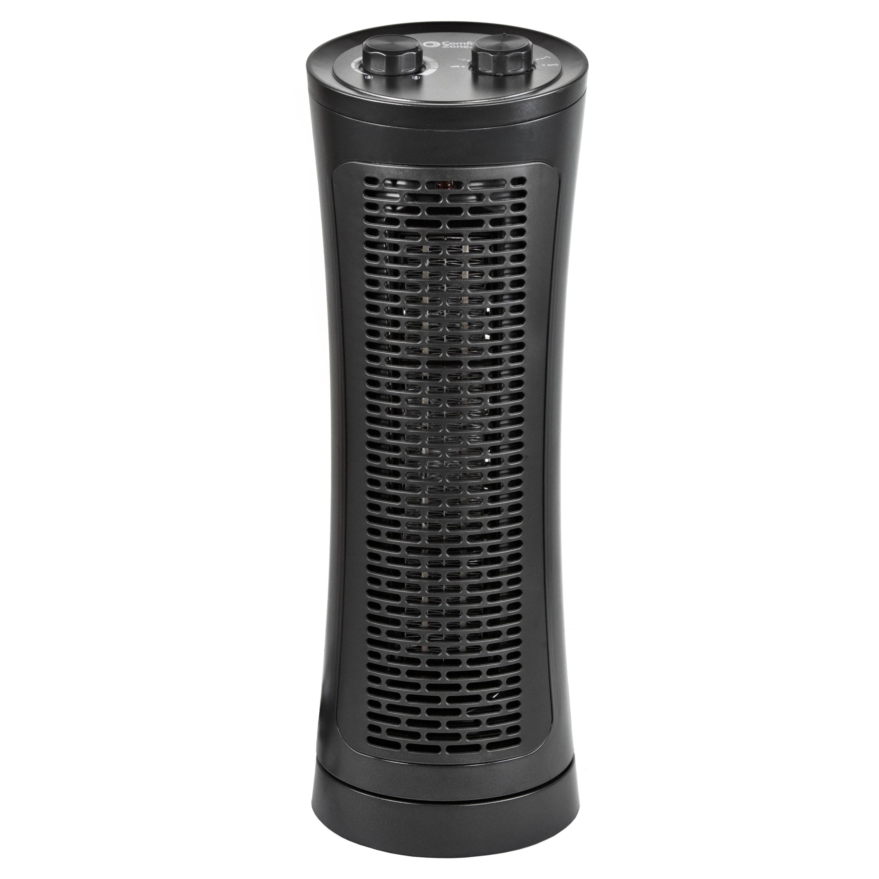 BLACK+DECKER Up to 1500-Watt Ceramic Tower Indoor Electric Space Heater  with Thermostat and Remote Included in the Electric Space Heaters  department at