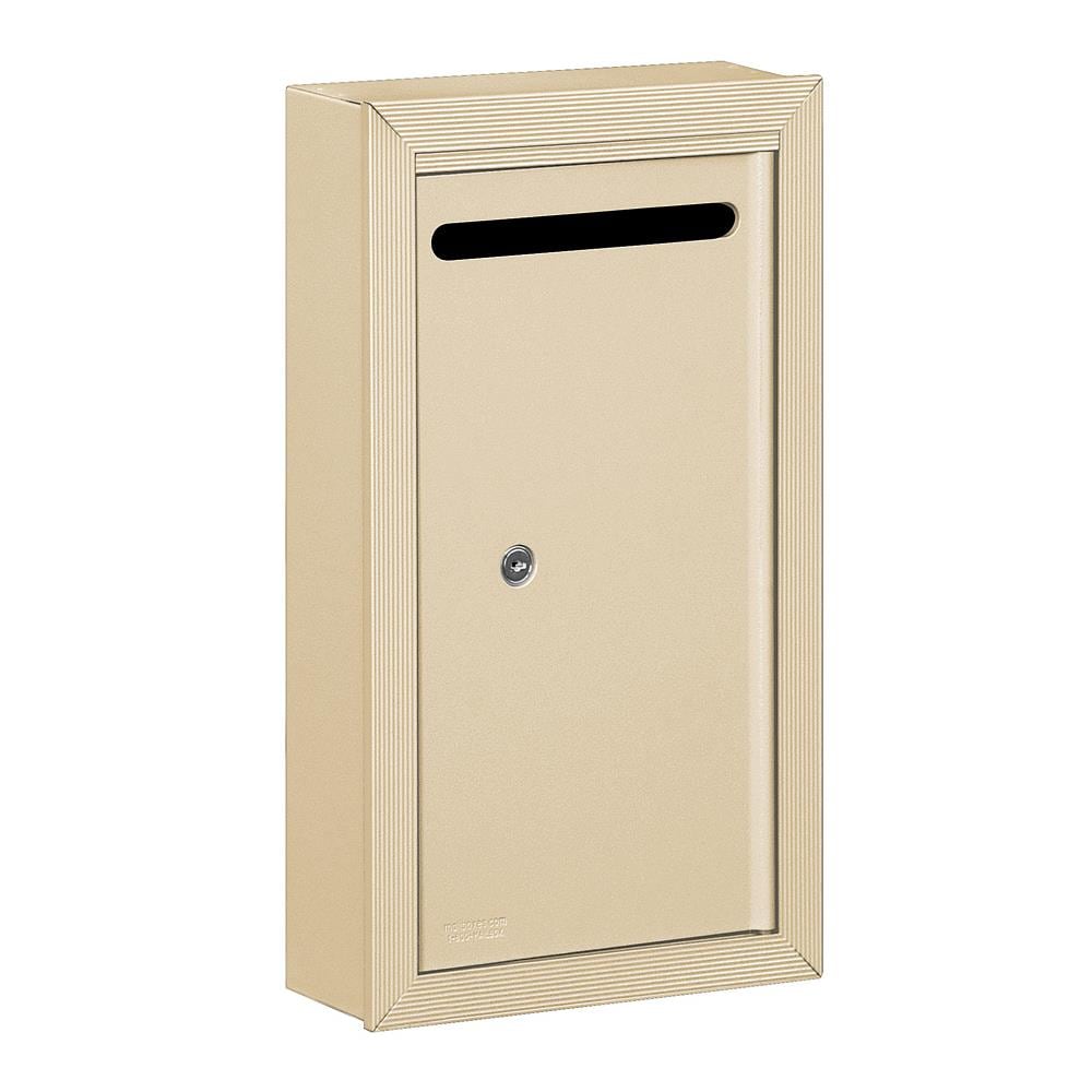 SALSBURY INDUSTRIES 2260SP Wall Mount Off-white Metal Extra Large Lockable Mailbox
