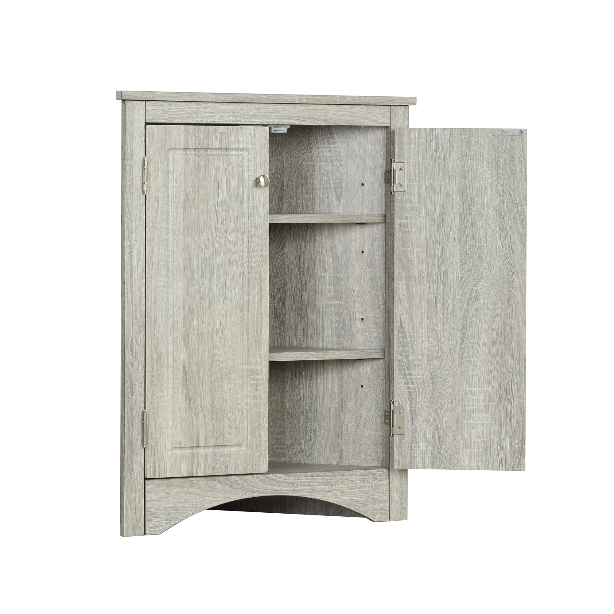 Siavonce 17-in W x 32-in H Mdf Oak Wall-mount Utility Storage Cabinet ...