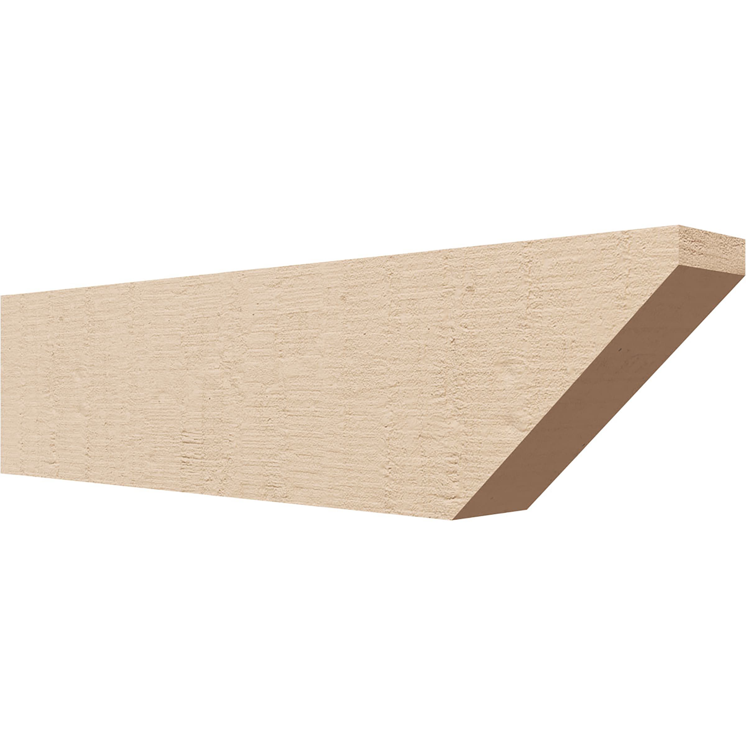 Ekena Millwork RFTU04X08X32CONRCPR Concord Woodgrain 4-in x 8-in x 32-in Brown Urethane Standard bracket