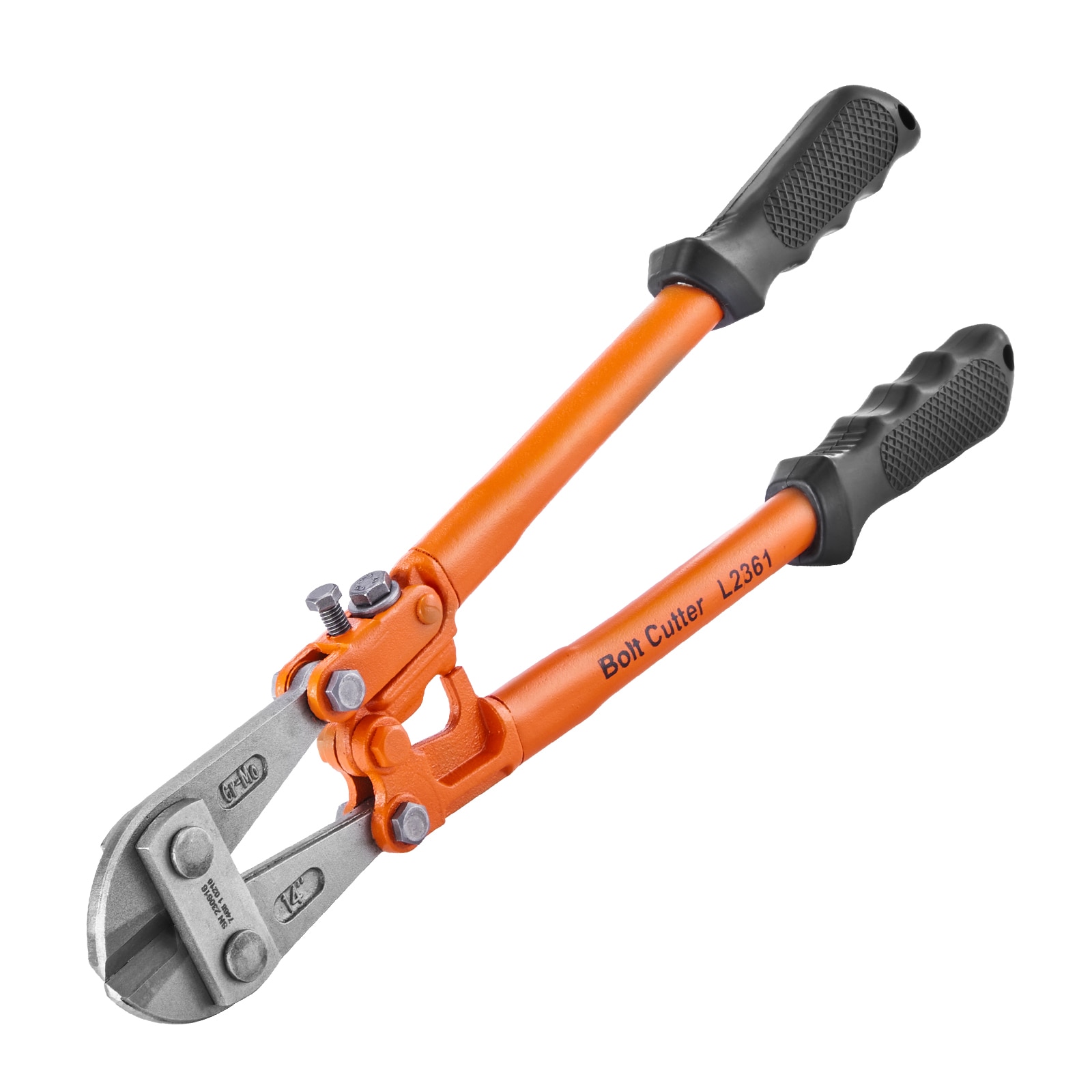 GIVIMO - 18-in Bolt Cutters with Chrome Molybdenum Alloy Steel Jaws Heat Treated to 56-60 HRC for...