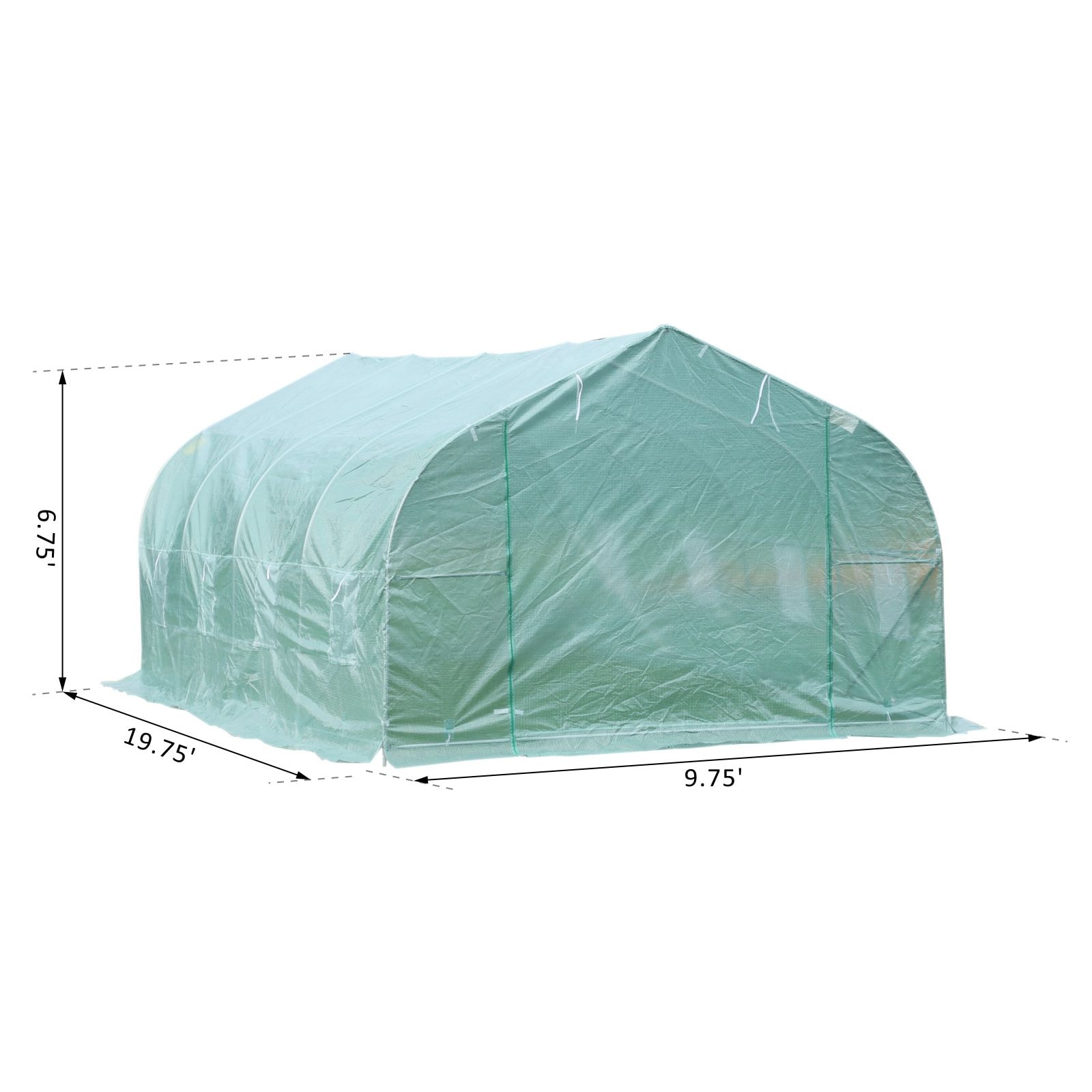 Outsunny 845-232GN greenhouses - View #3